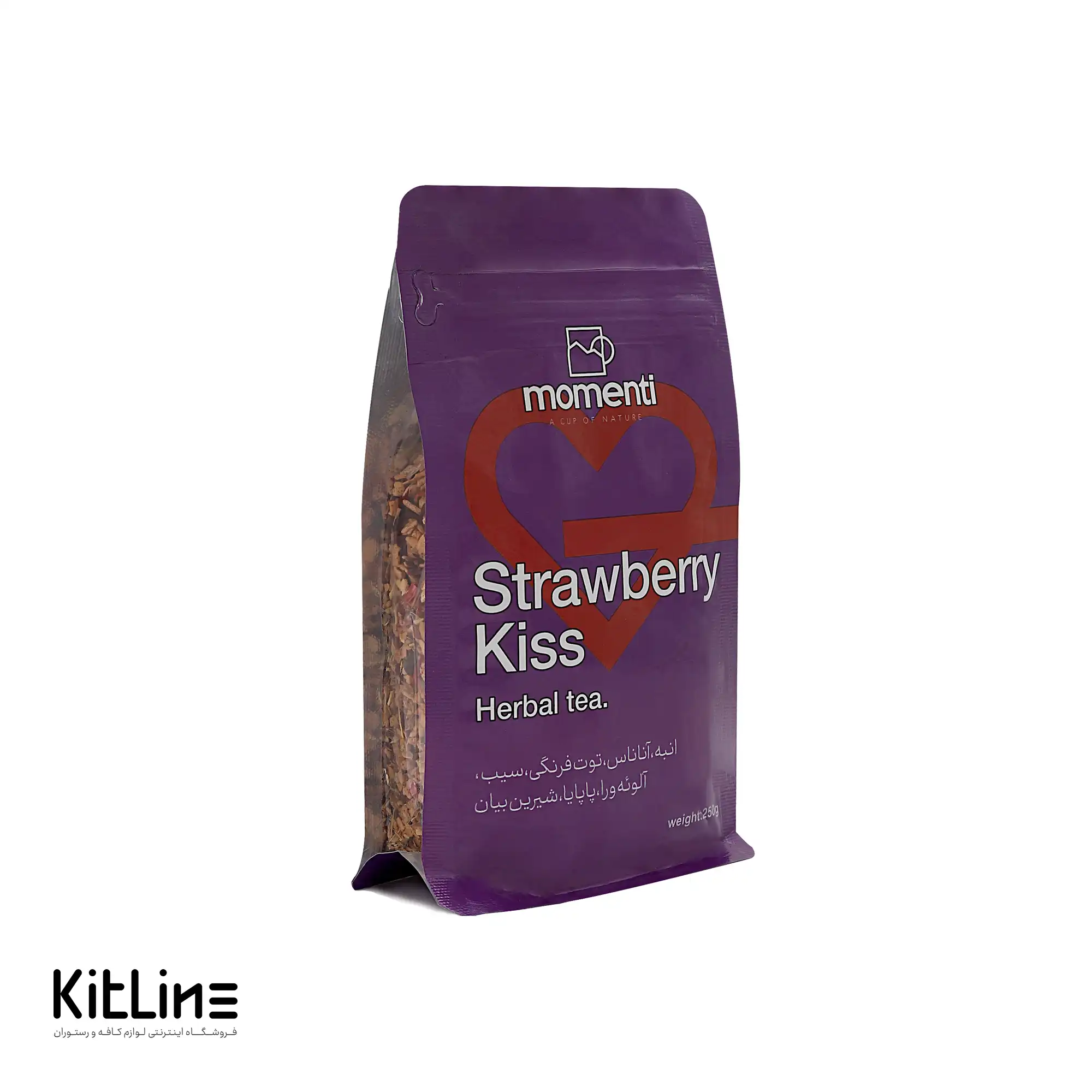 دمنوش استرابری کیس مومنتی ۲۵۰ گرمی