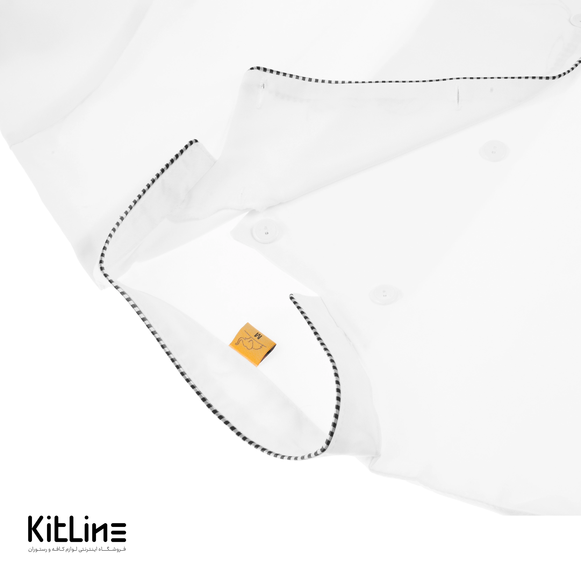 روپوش آستین بلند هشت دکمه مغزی چهار خانه پوشاکو - تصویر 4