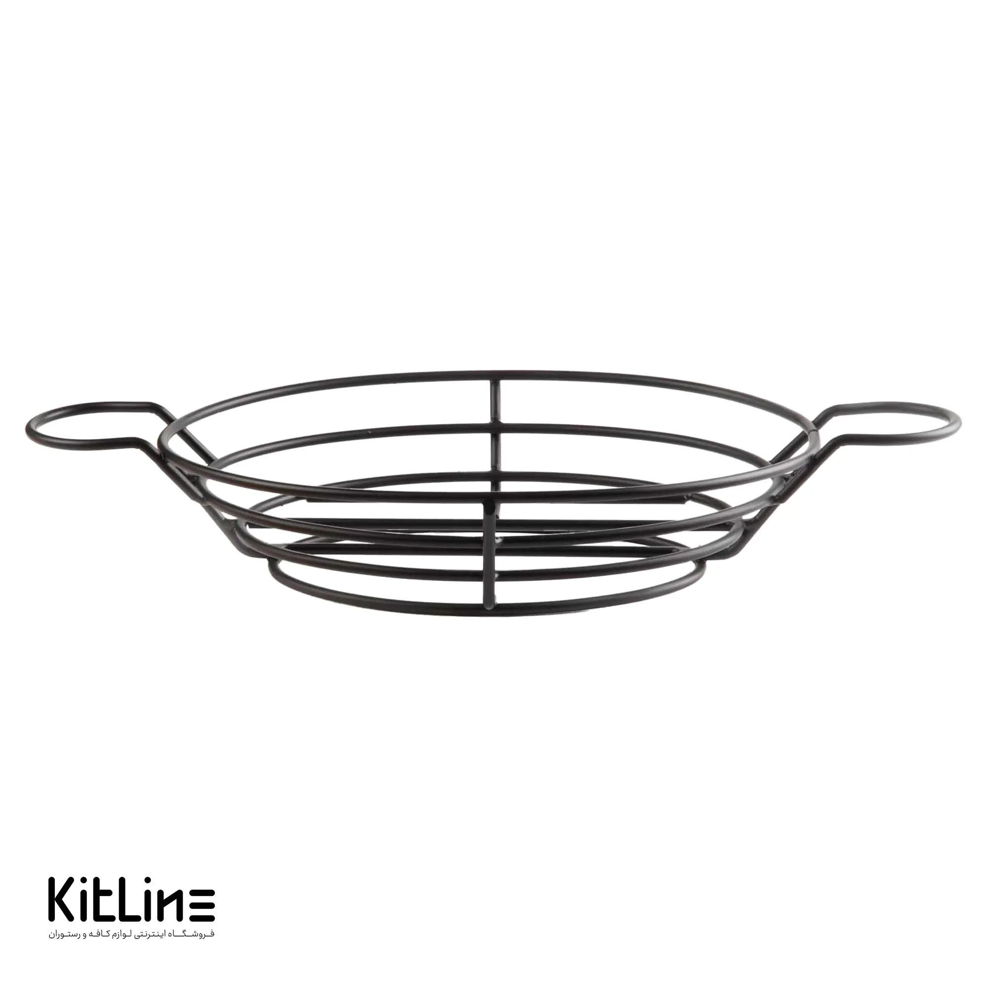 سبد سرو بیضی ۸×۲۰×۴۰ سانتیمتری فلزی با جای سس کاپ کیچن تک - تصویر 4