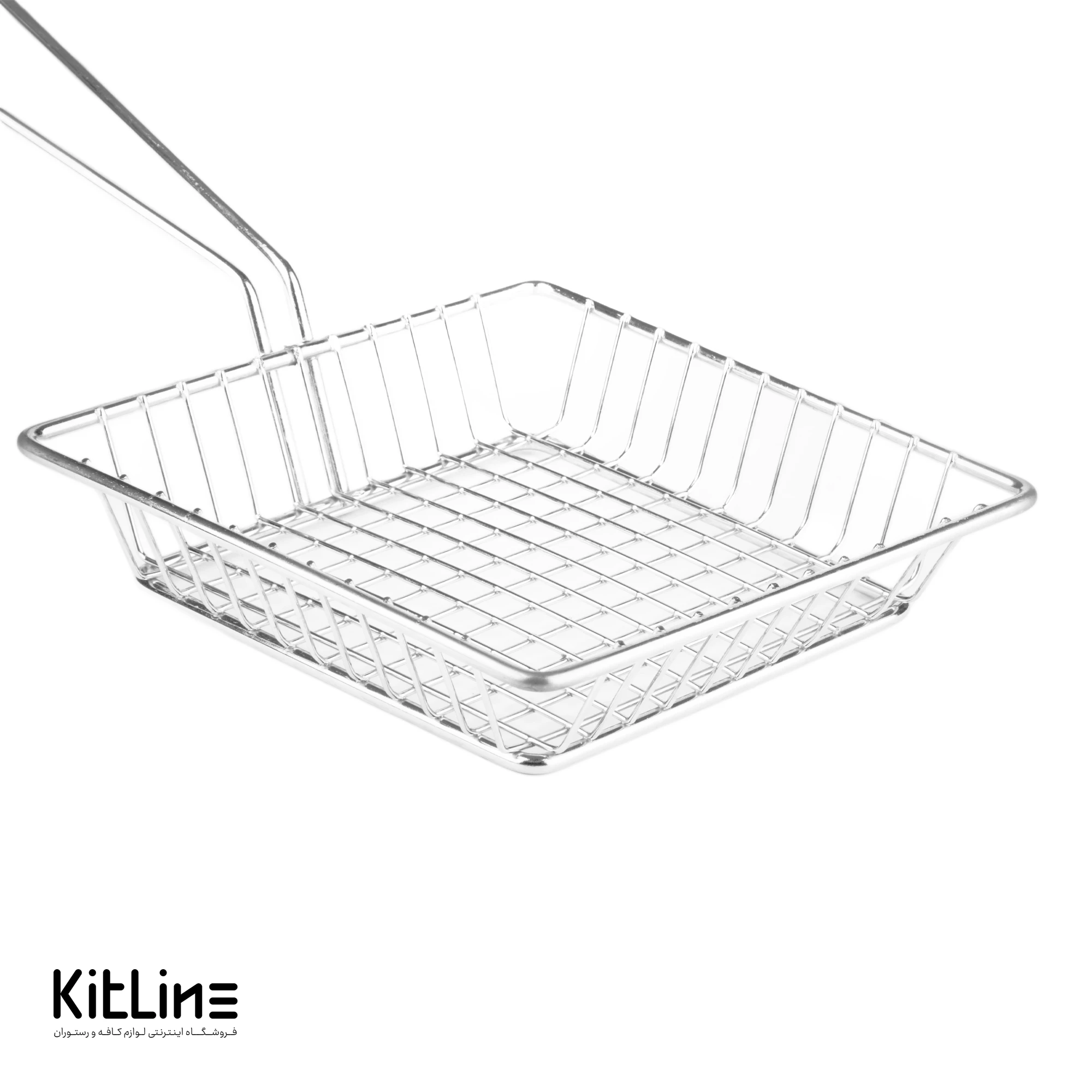 سبد سرو مربعی ۳.۵×۱۵×۱۵ سانتیمتری استیل کروم کیچن تک - تصویر 7