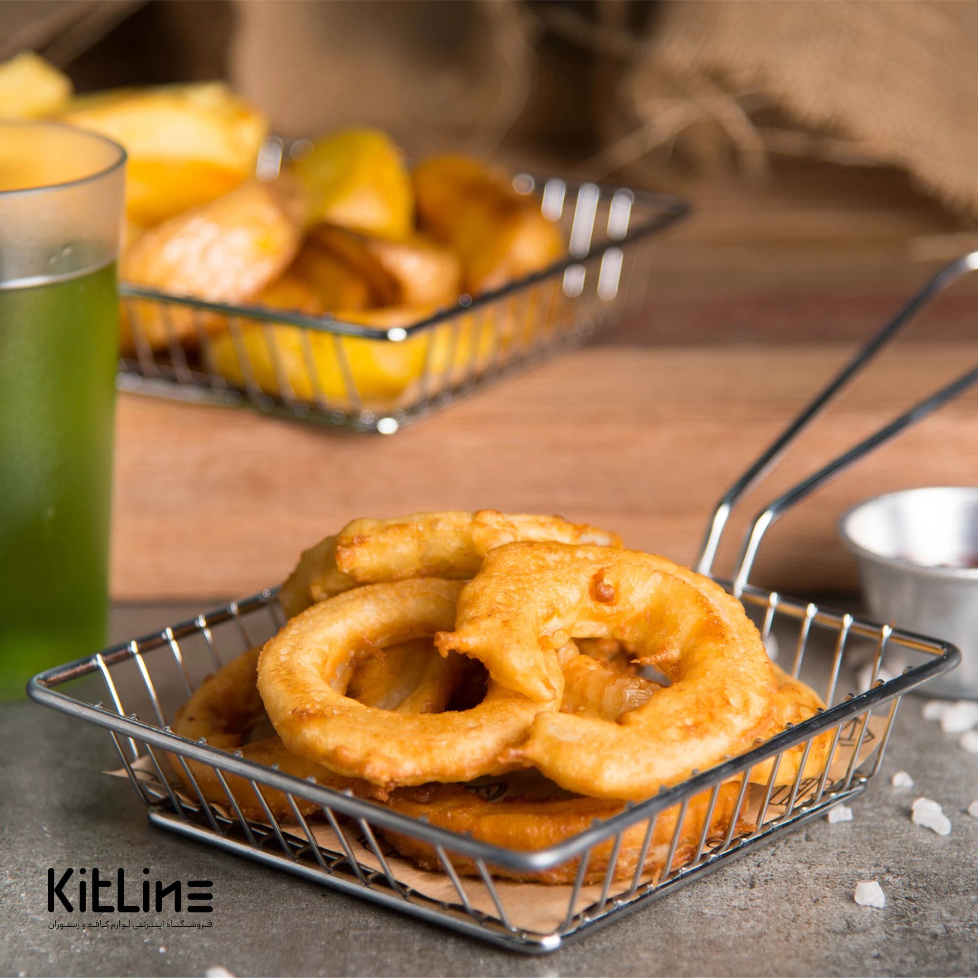 سبد سرو مربعی ۳.۵×۱۵×۱۵ سانتیمتری استیل کروم کیچن تک - تصویر 8