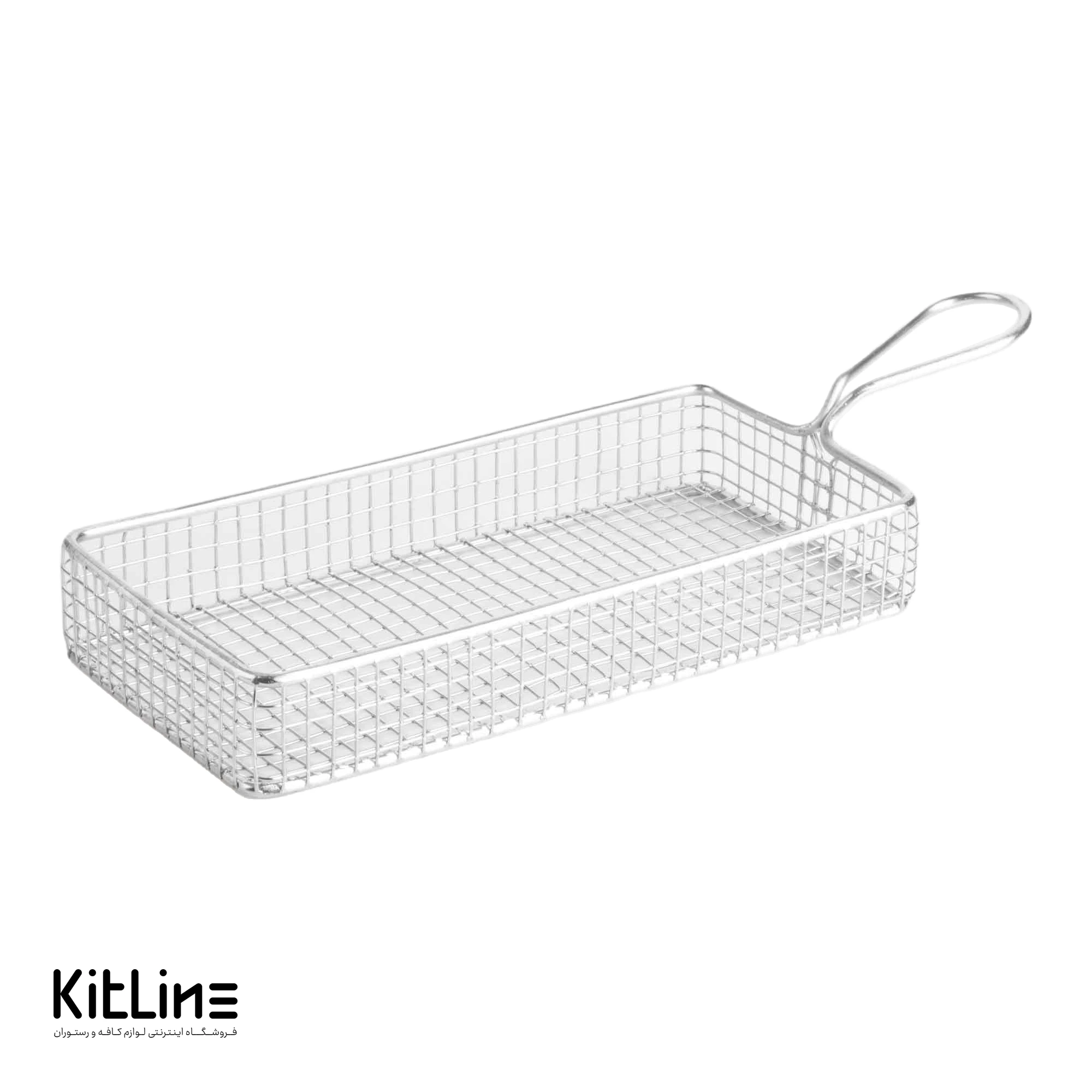 سبد سرو مستطیلی ۳.۵×۱۰×۲۱ سانتیمتری استیل