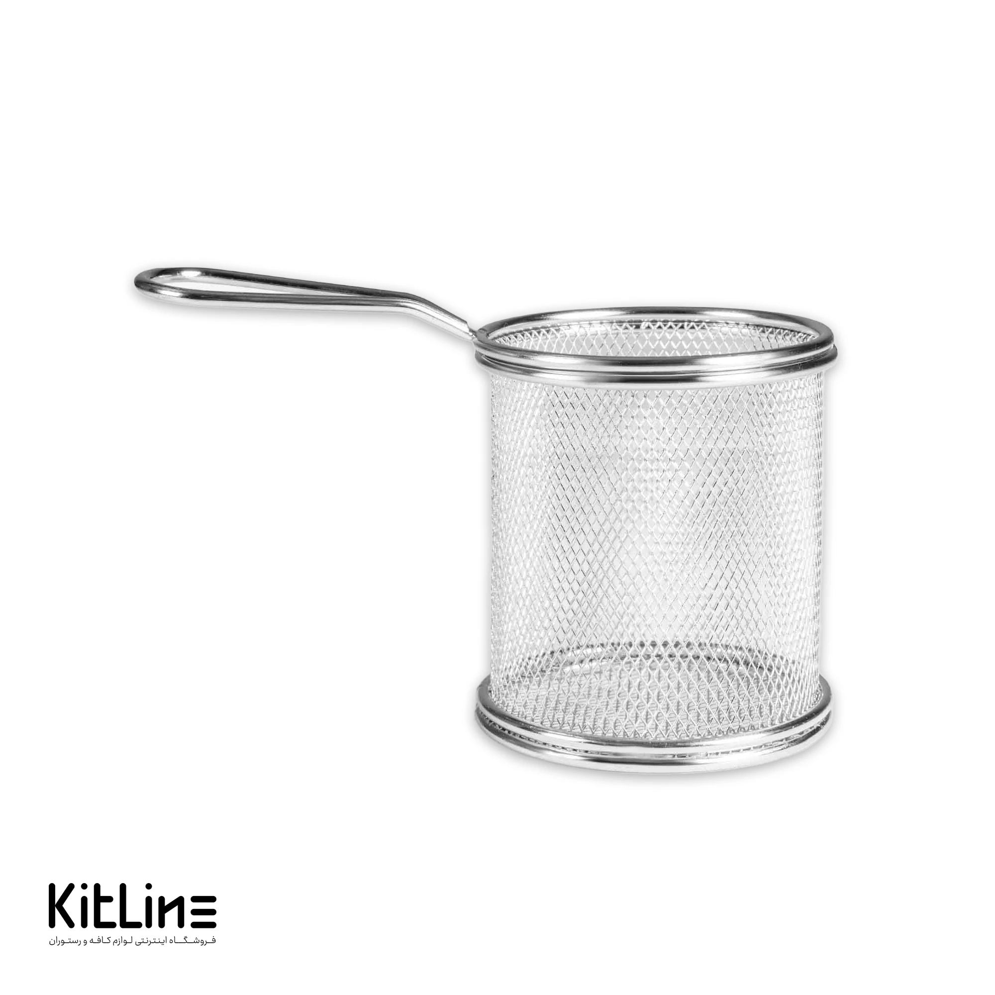 سبد سرو گرد ۸ سانتیمتری استیل کیچن تک - تصویر 3