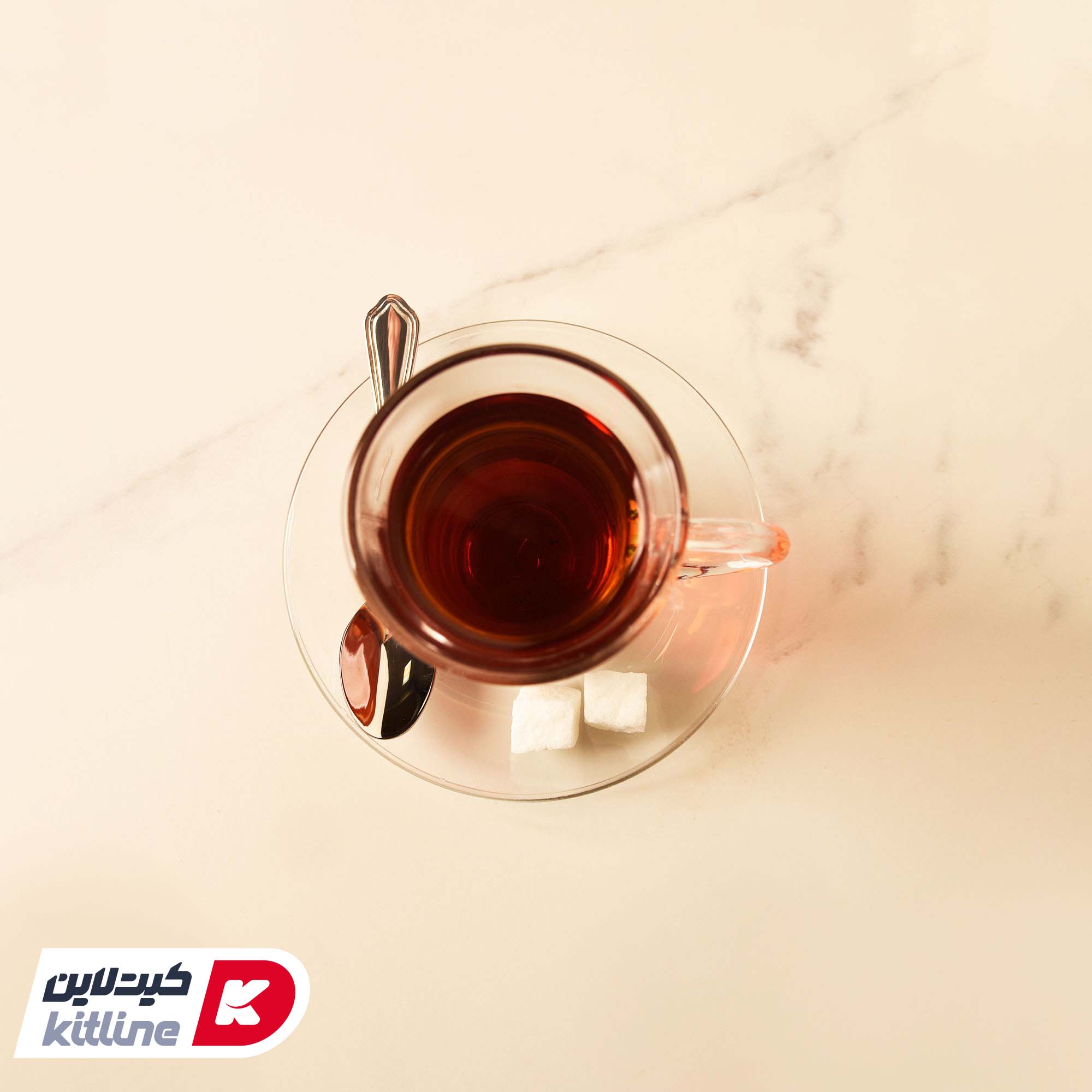 قاشق چای خوری ناب استیل مدل ونیز - تصویر 5