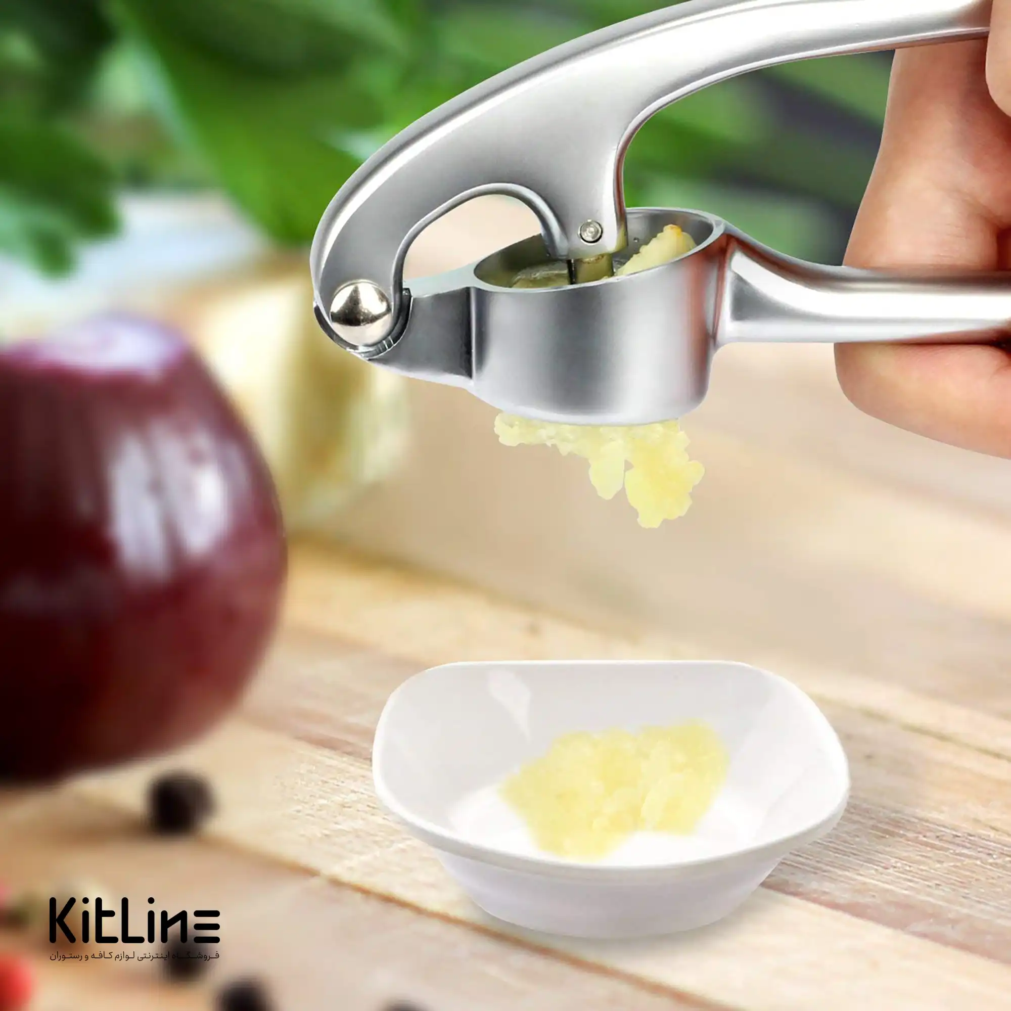 سیر کوب دستی ۱۷ سانتیمتری استیل - تصویر 5