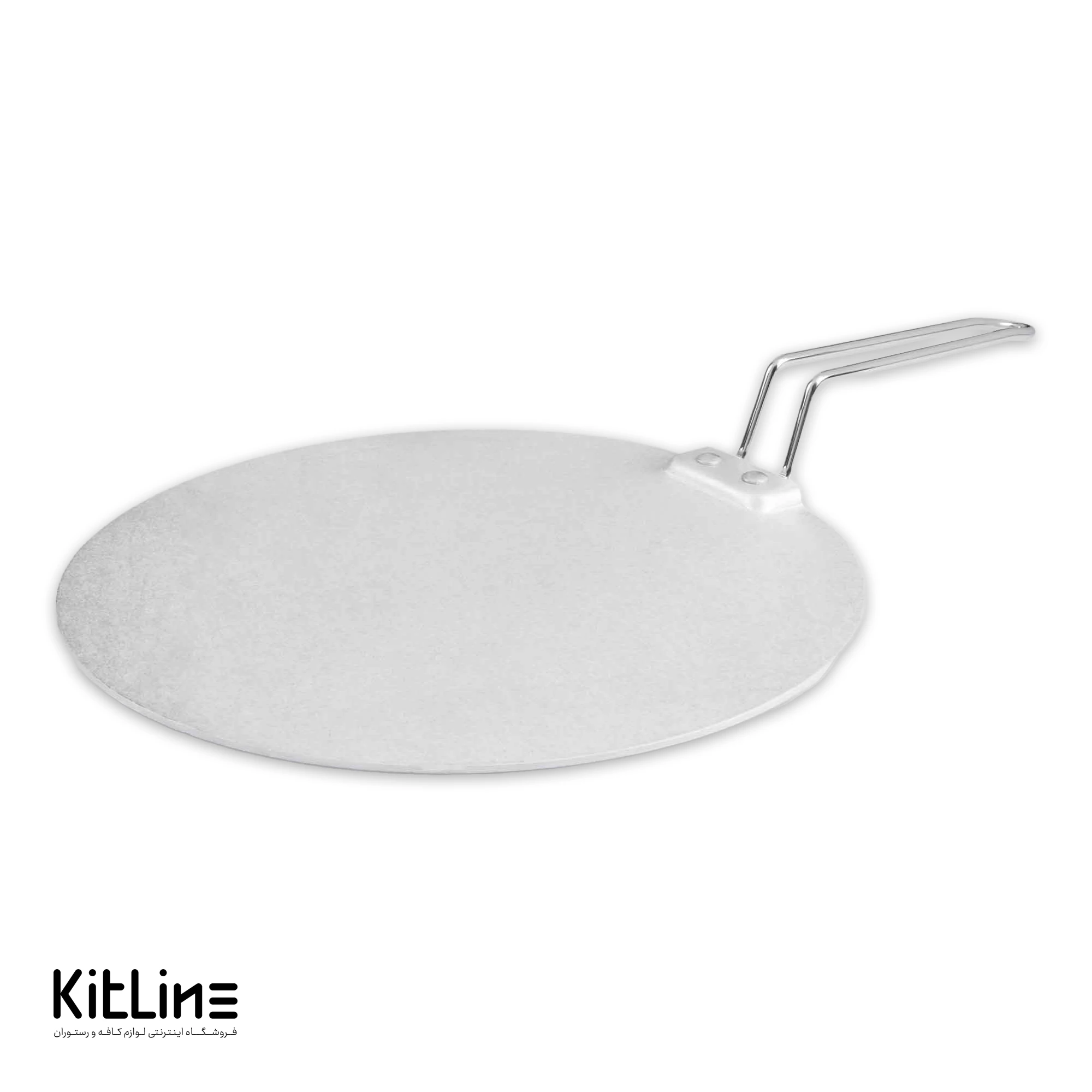 سینی آلومینیومی ۳۲ سانتیمتری محدب دسته دار