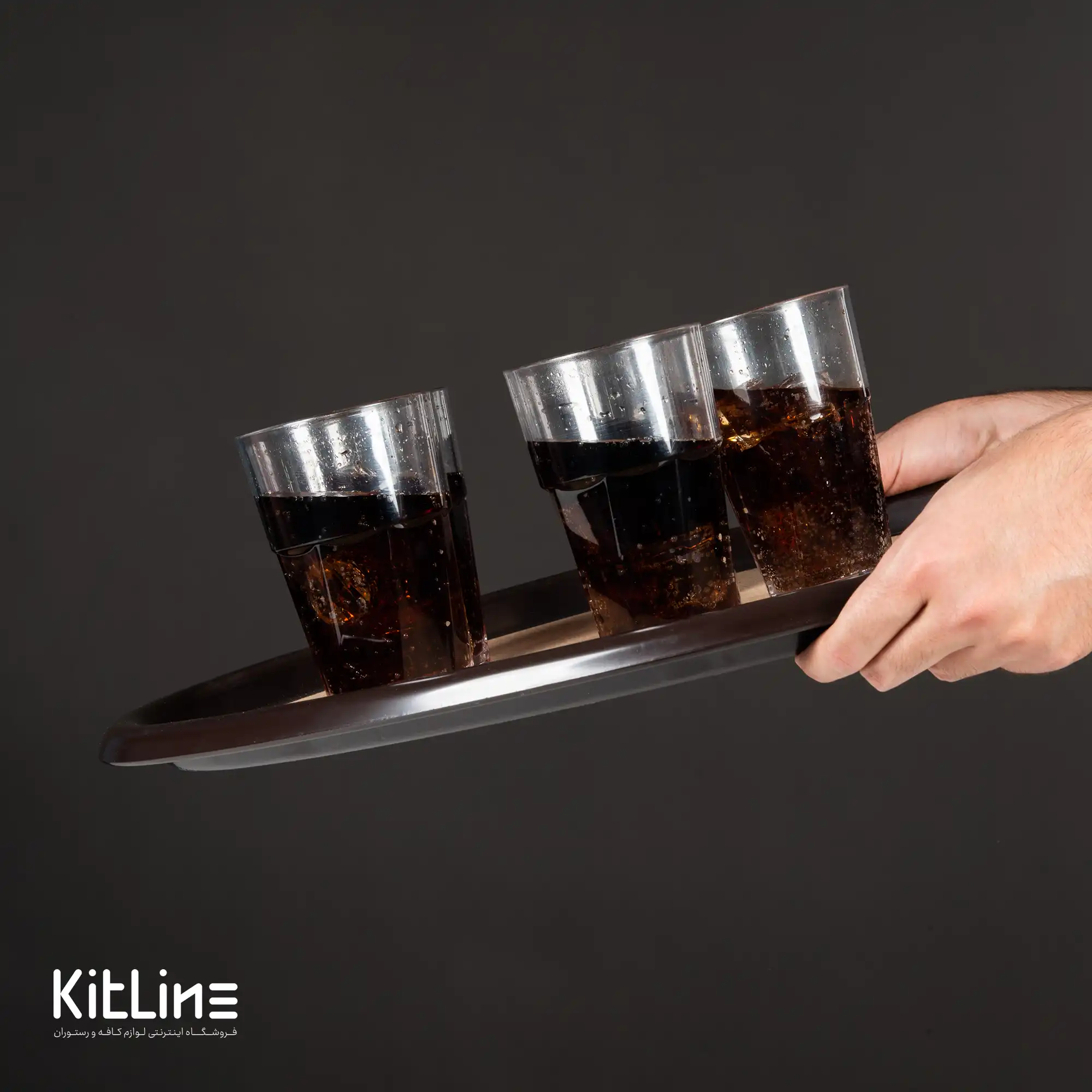 سینی ضد سُر کرکدار بیضی ۶۰x۴۸ سانتیمتری کارلایز (Carlise) - تصویر 2