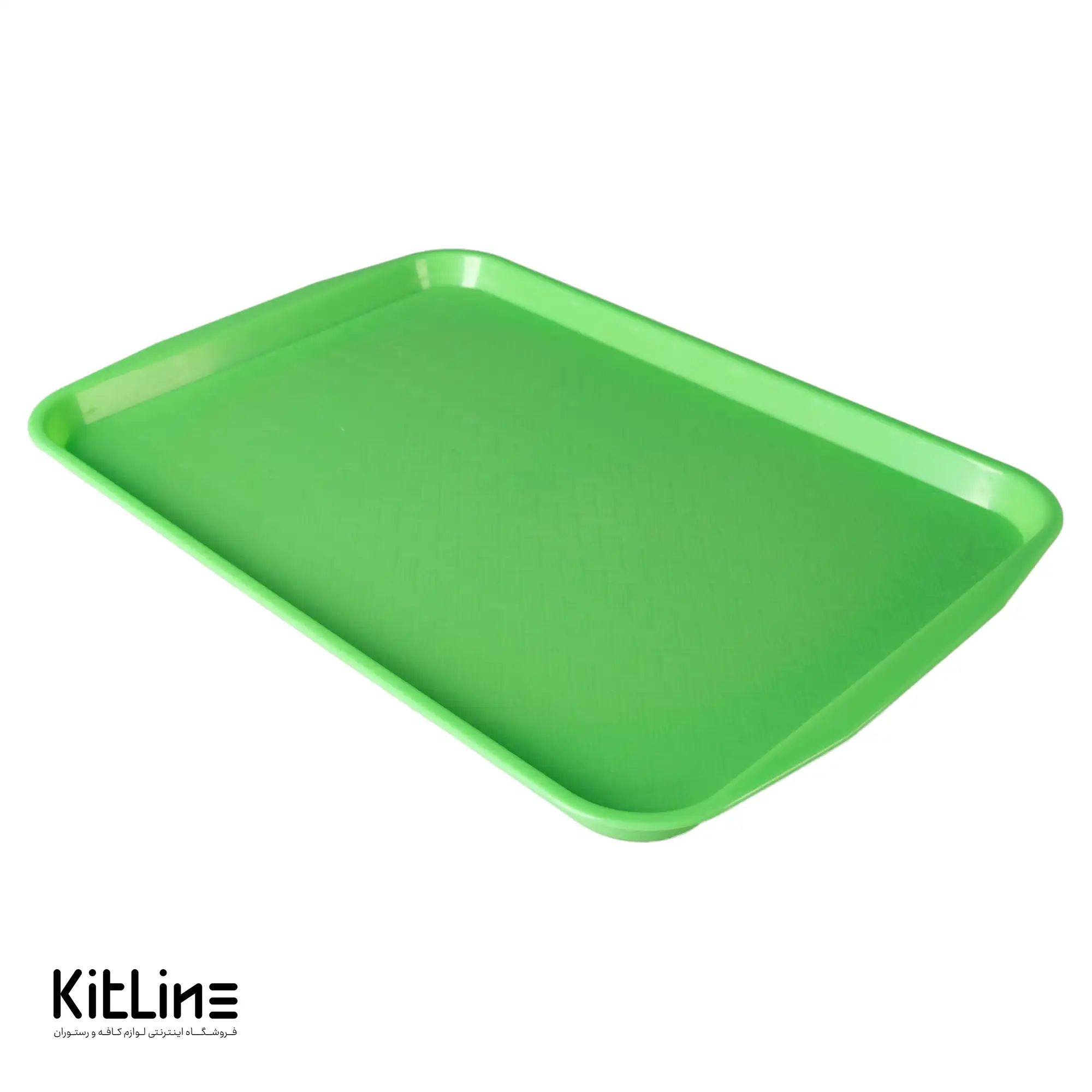 سینی پلی پروپیلن ۴۰x۳۰ سانتیمتری سبز فسفری کیچن تک - تصویر 2