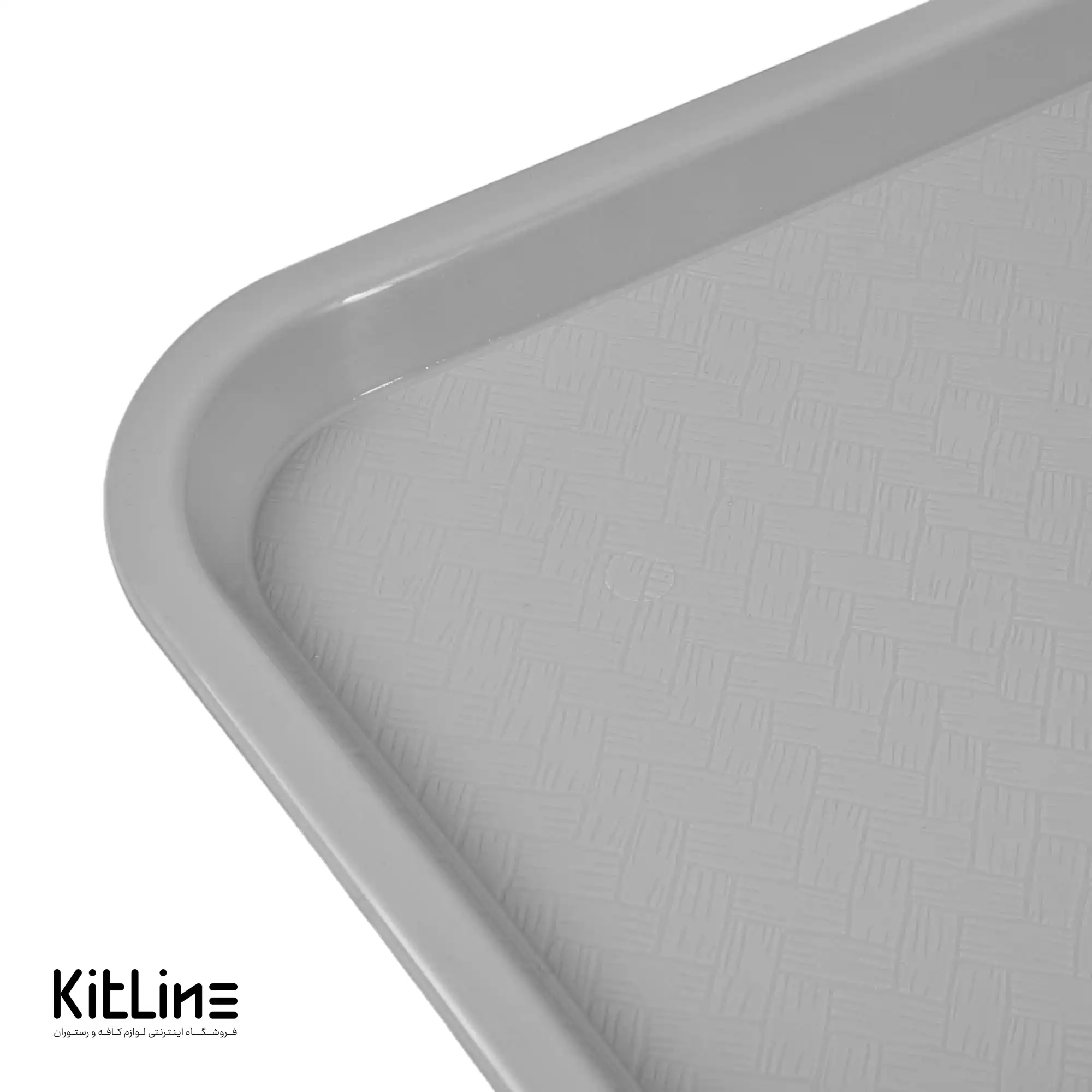 سینی پلی پروپیلن ۴۰x۳۰ سانتیمتری طوسی کارلایز (Carlise) - تصویر 2