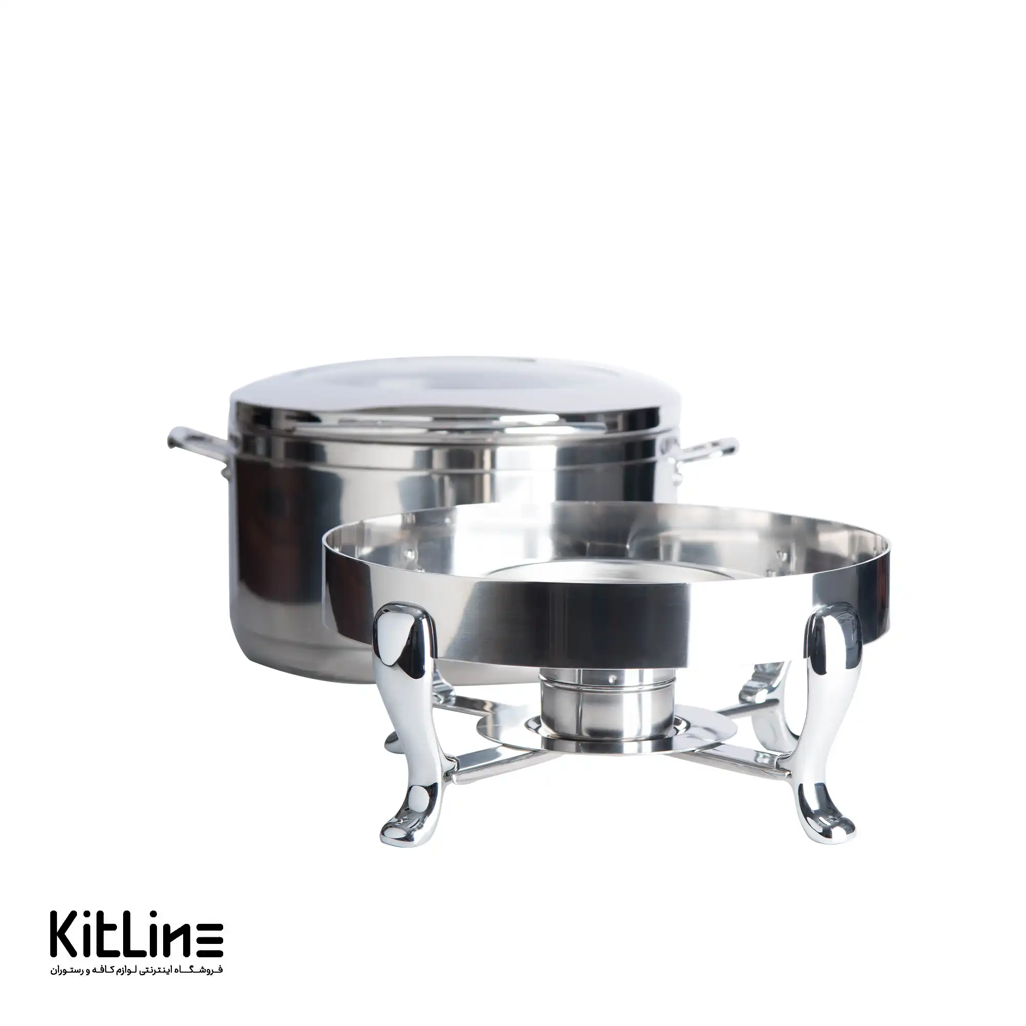 شفینگ دیش سوپی گرد ۱۲ لیتری استیل - تصویر 2