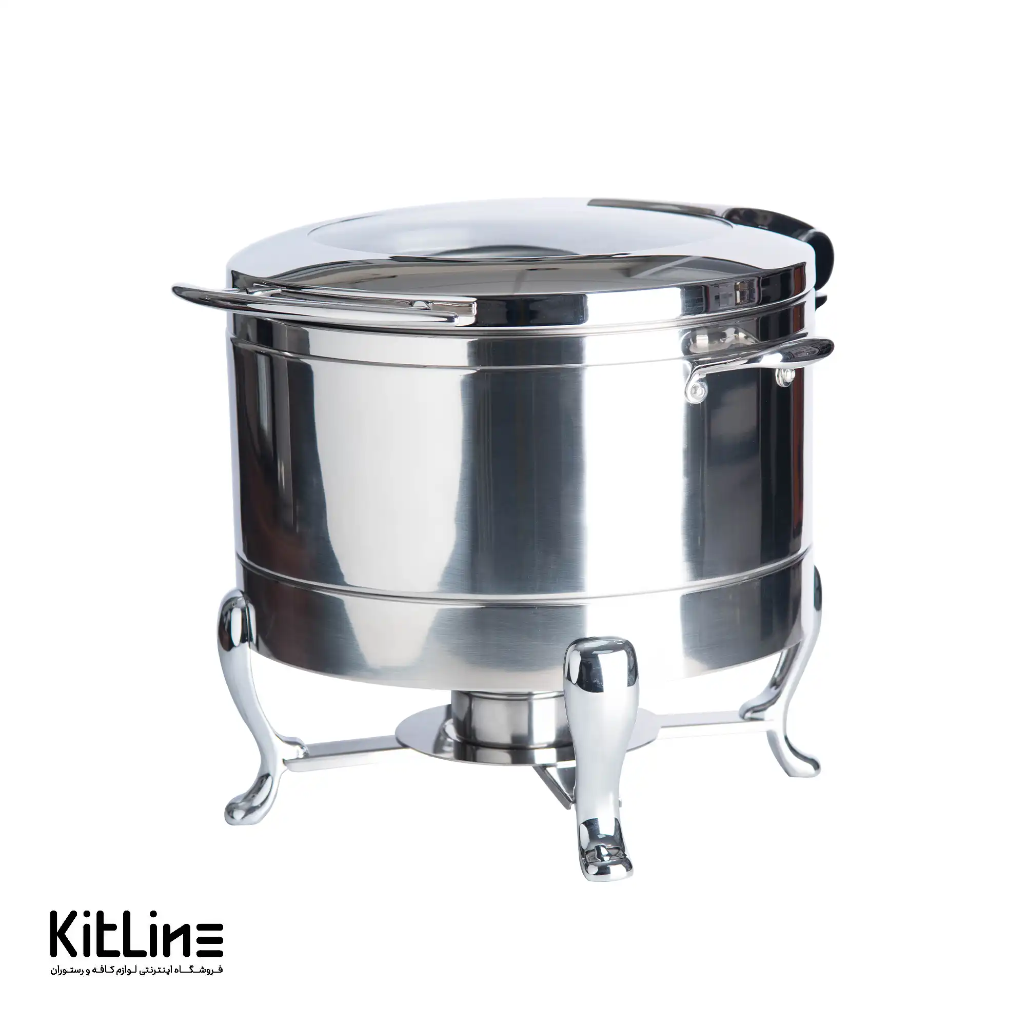 شفینگ دیش سوپی گرد ۱۲ لیتری استیل