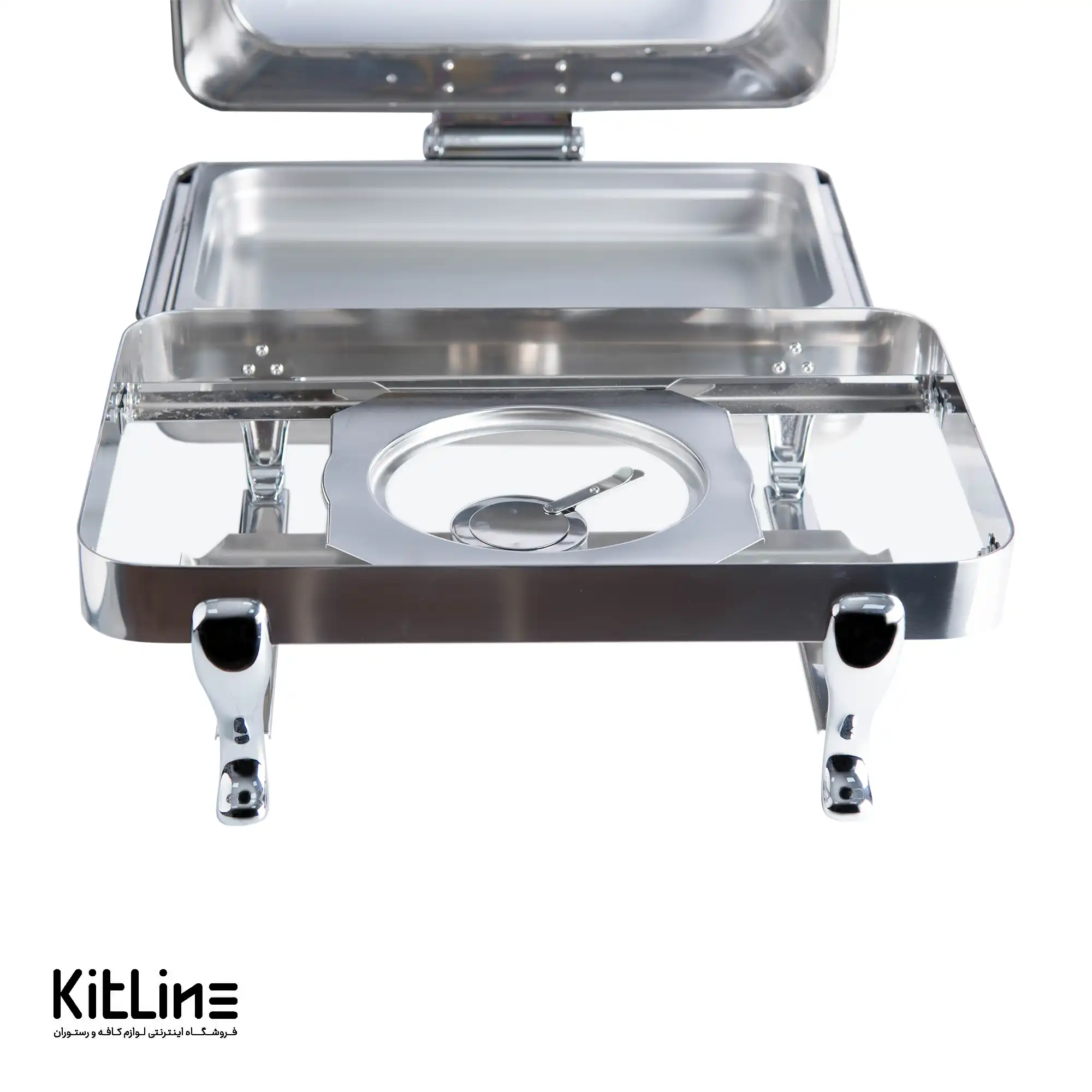 شفینگ دیش پلویی مستطیلی ۸.۳ لیتری استیل - تصویر 3