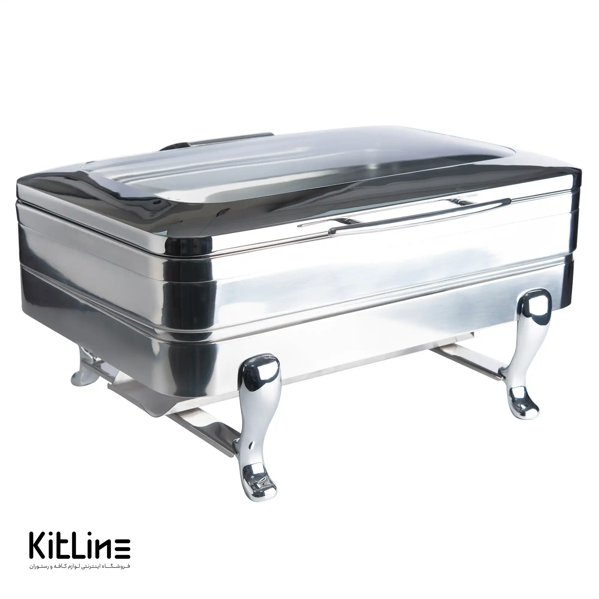 شفینگ دیش پلویی مستطیلی ۸.۳ لیتری استیل - تصویر 4