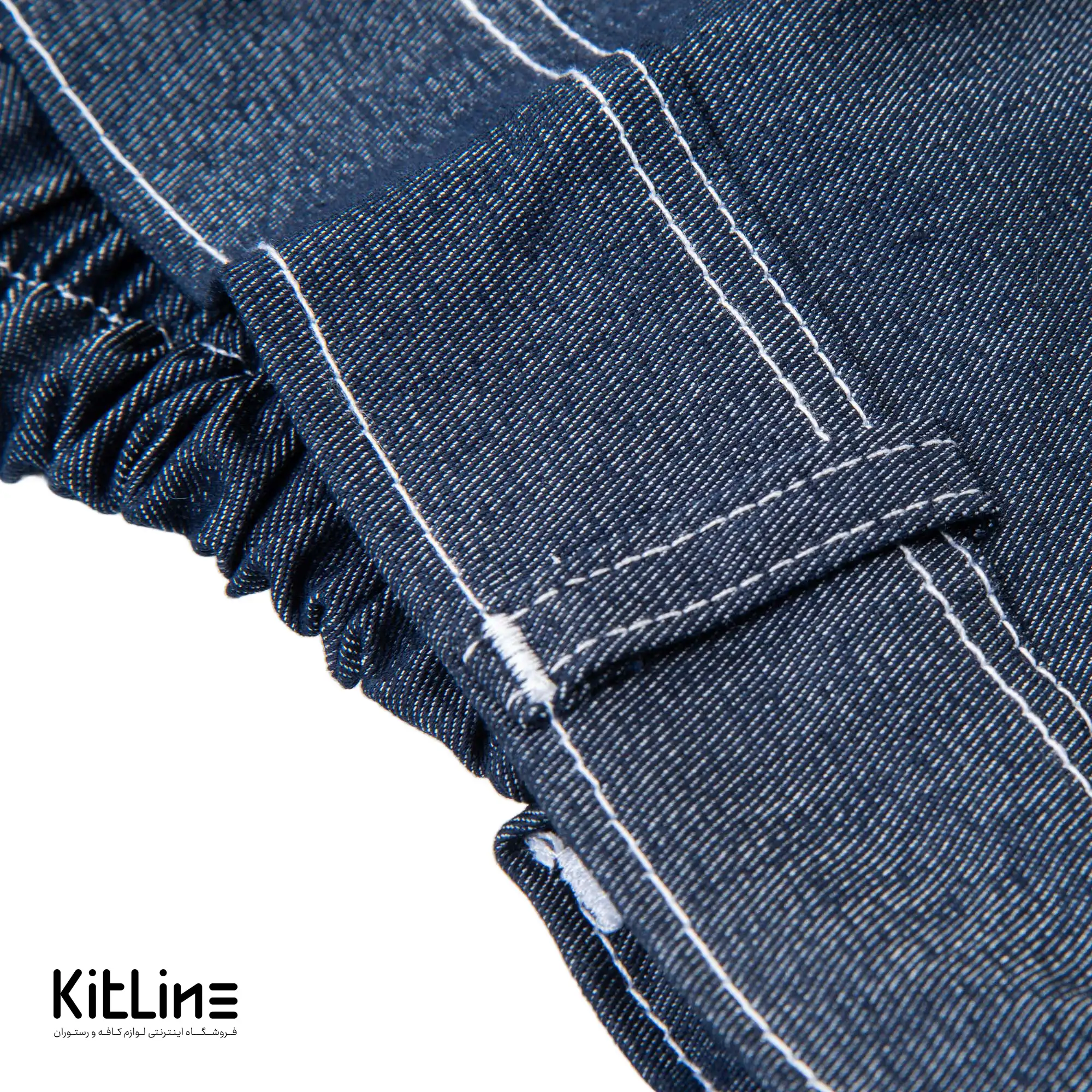 شلوار جین کمر کش آبی پوشاکو - تصویر 3