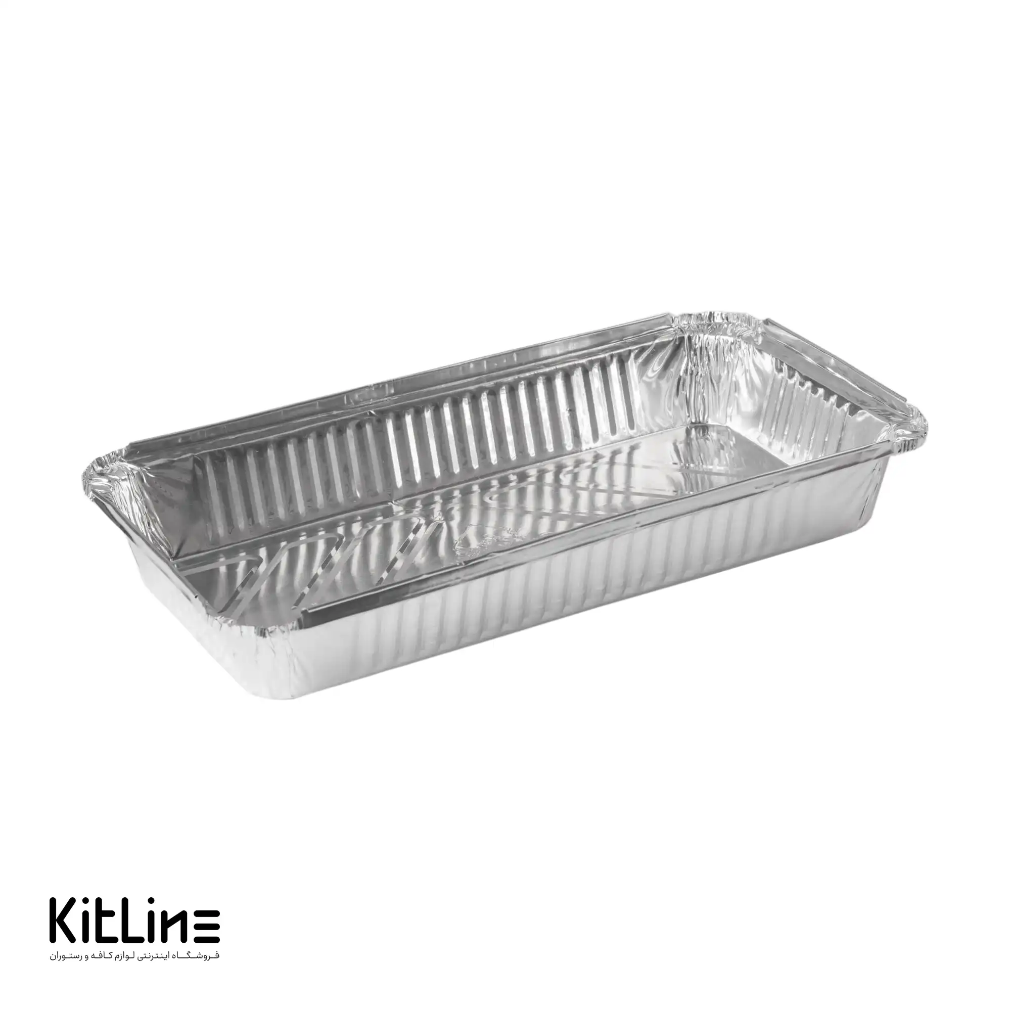 ظرف آلومینیومی یکبار مصرف ۱۶.۵×۳۱.۵ سانتیمتری با در (کارتن ۷۵۰ عددی) - تصویر 2