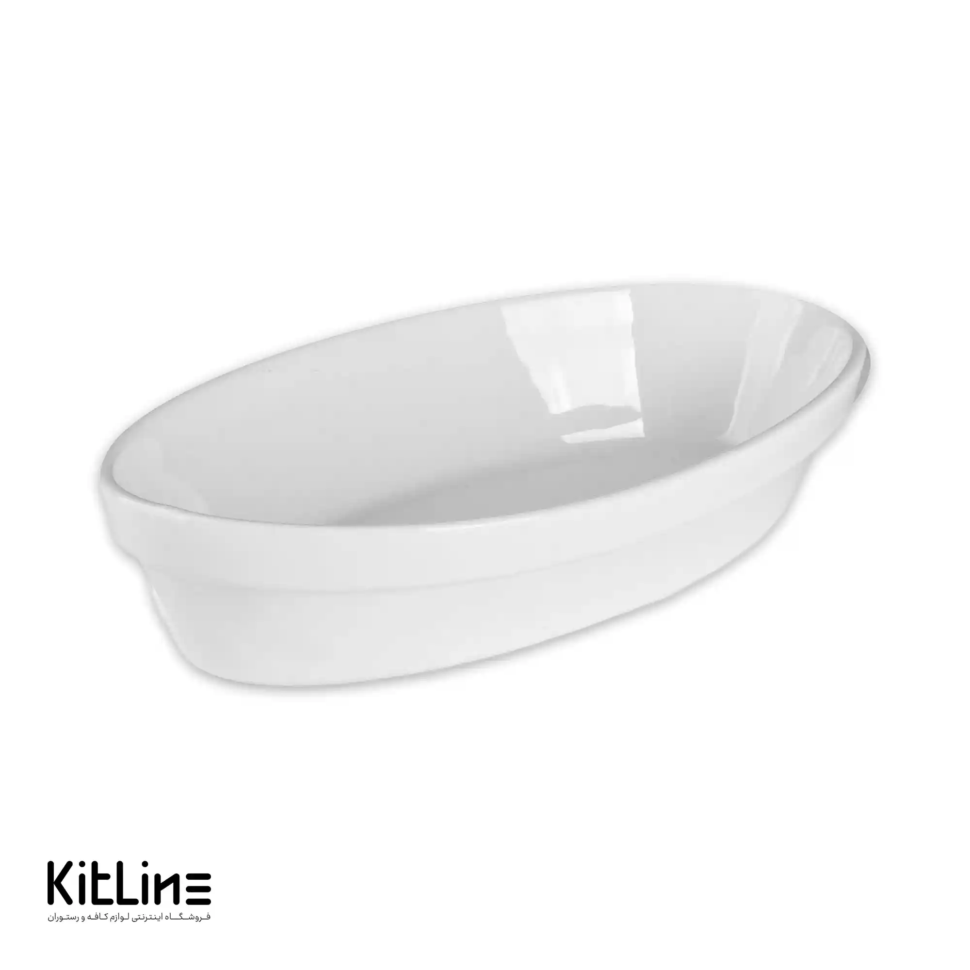 ظرف سرو بیضی چینی ۱۲×۲۱ سانتیمتری مدرنه (Moderne) - تصویر 4