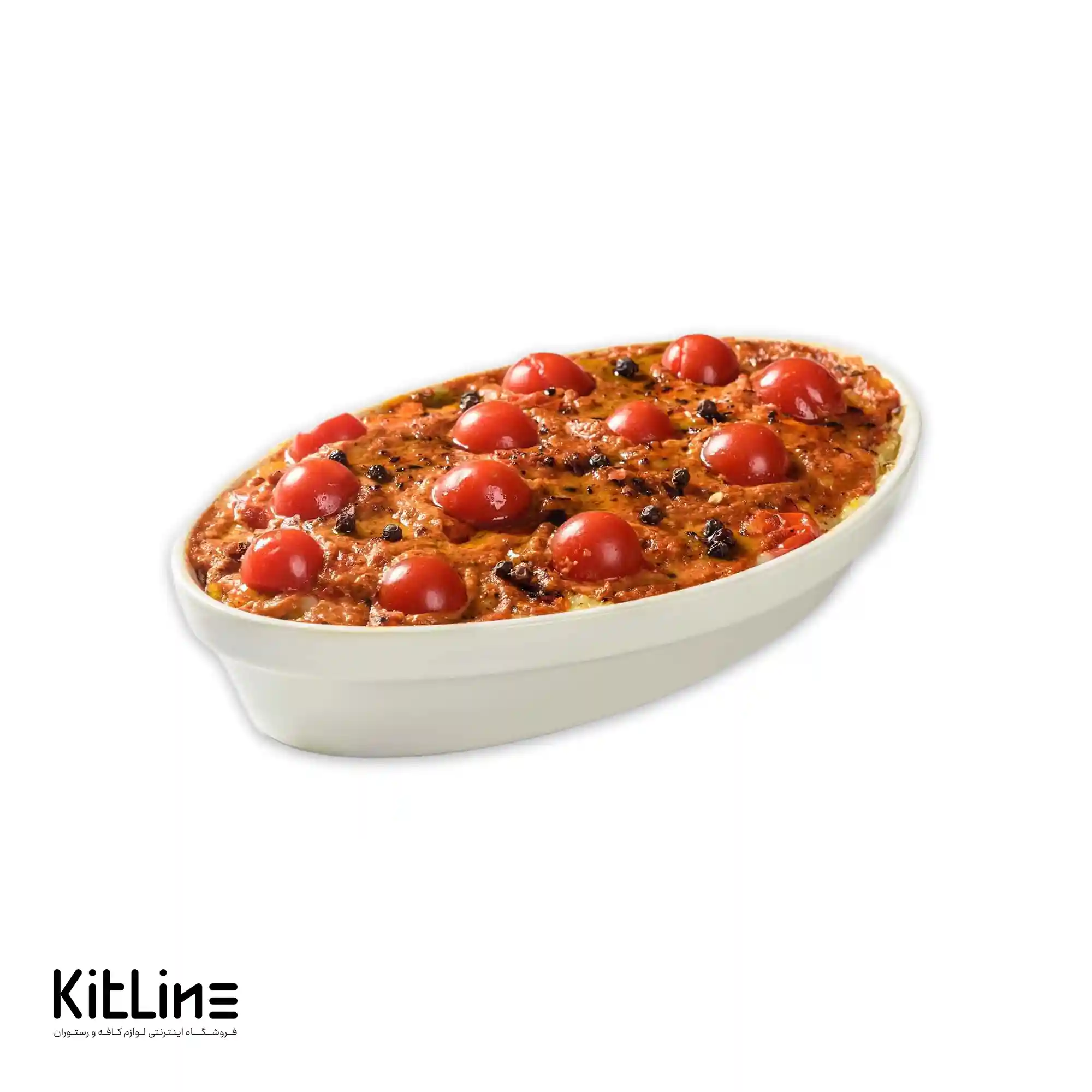 ظرف سرو بیضی چینی ۱۲×۲۱ سانتیمتری مدرنه (Moderne) - تصویر 3