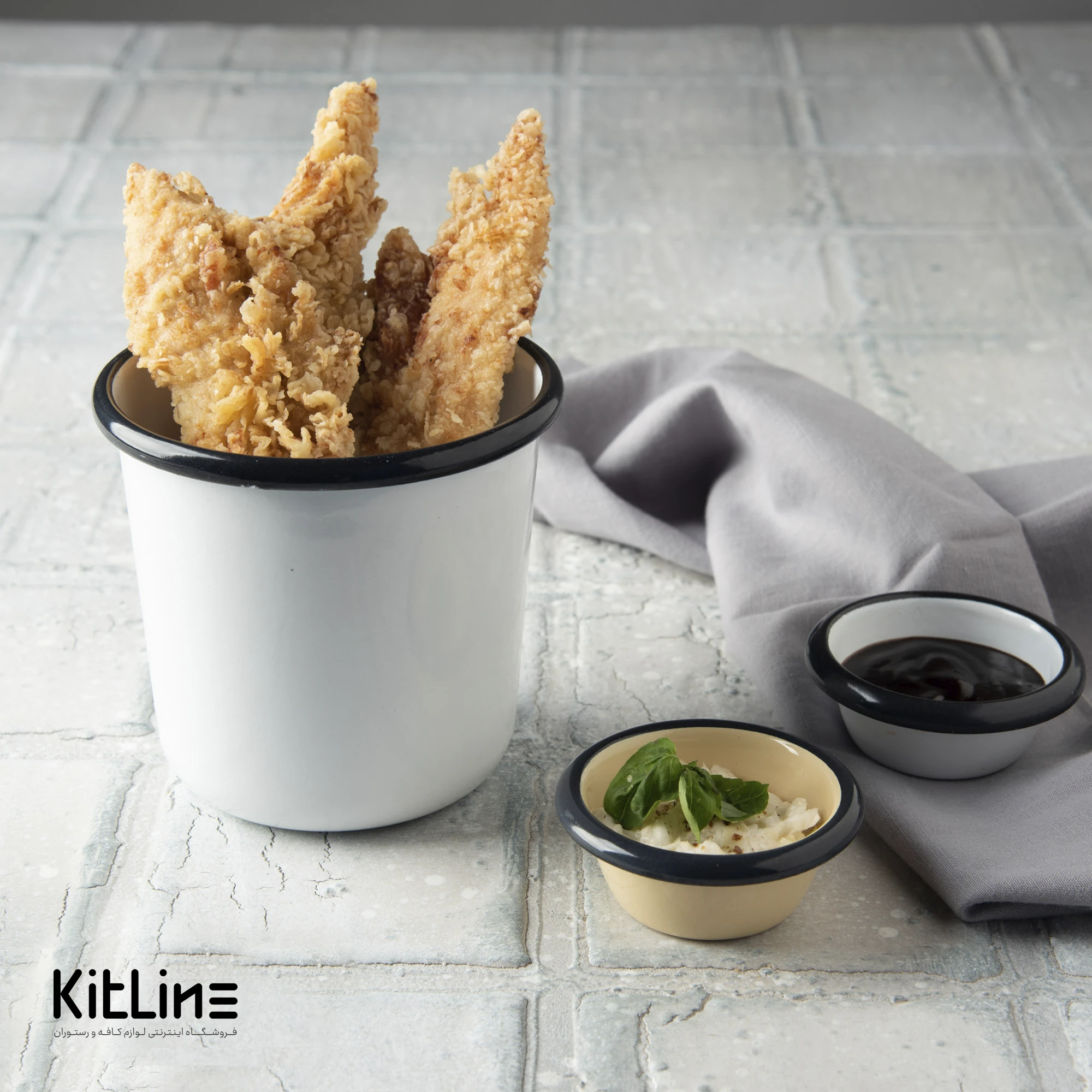 ظرف سرو لعابی ۷×۱۰×۱۰.۵ سانتیمتری سفید بنشاد - تصویر 4