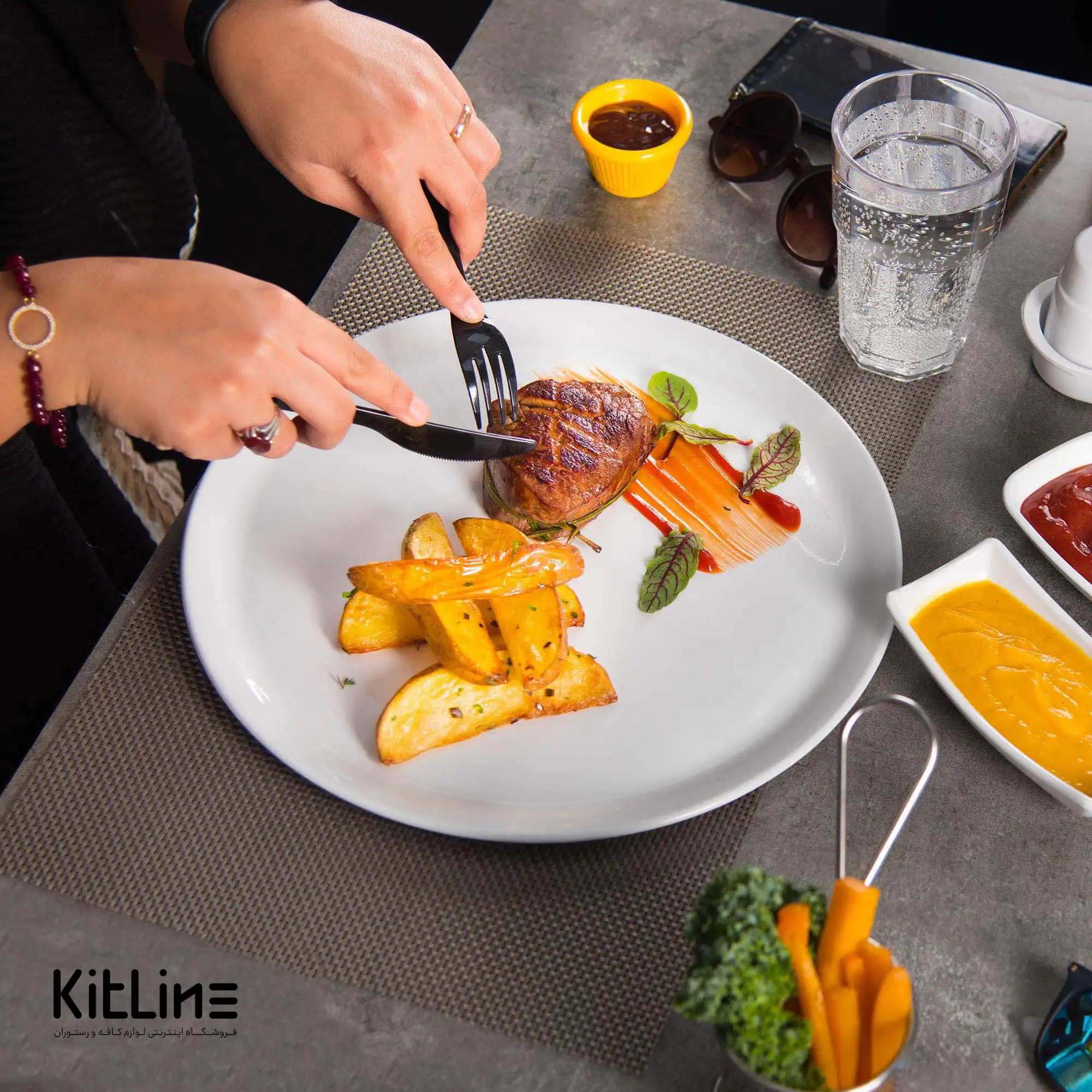 ظرف سرو ملامین ۳×۷×۱۴.۵ سانتیمتری سفید - تصویر 6