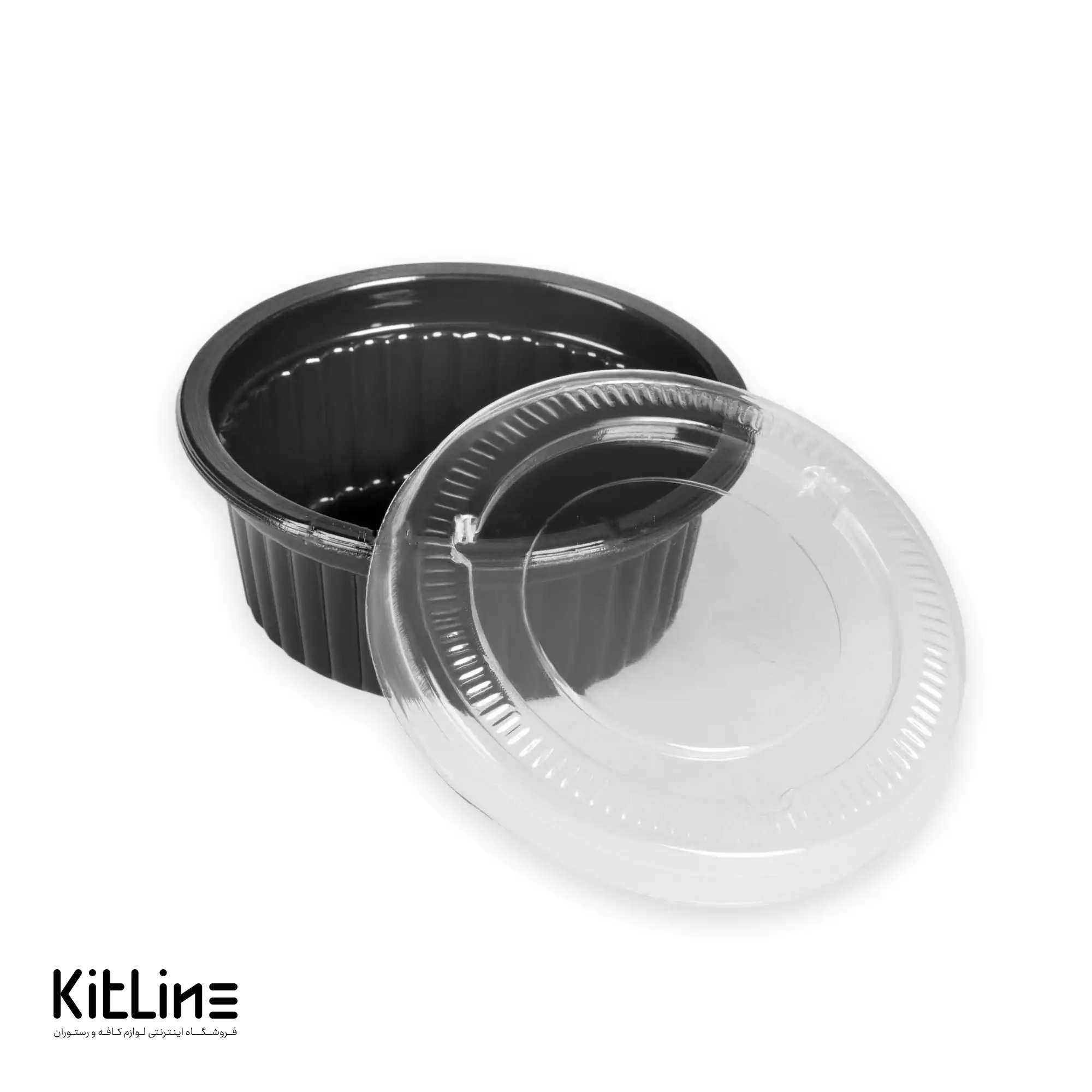 ظرف سس یکبار مصرف ۴۵ میلی لیتری مشکی در دار (کارتن ۳۰۰۰ عددی) - تصویر 2