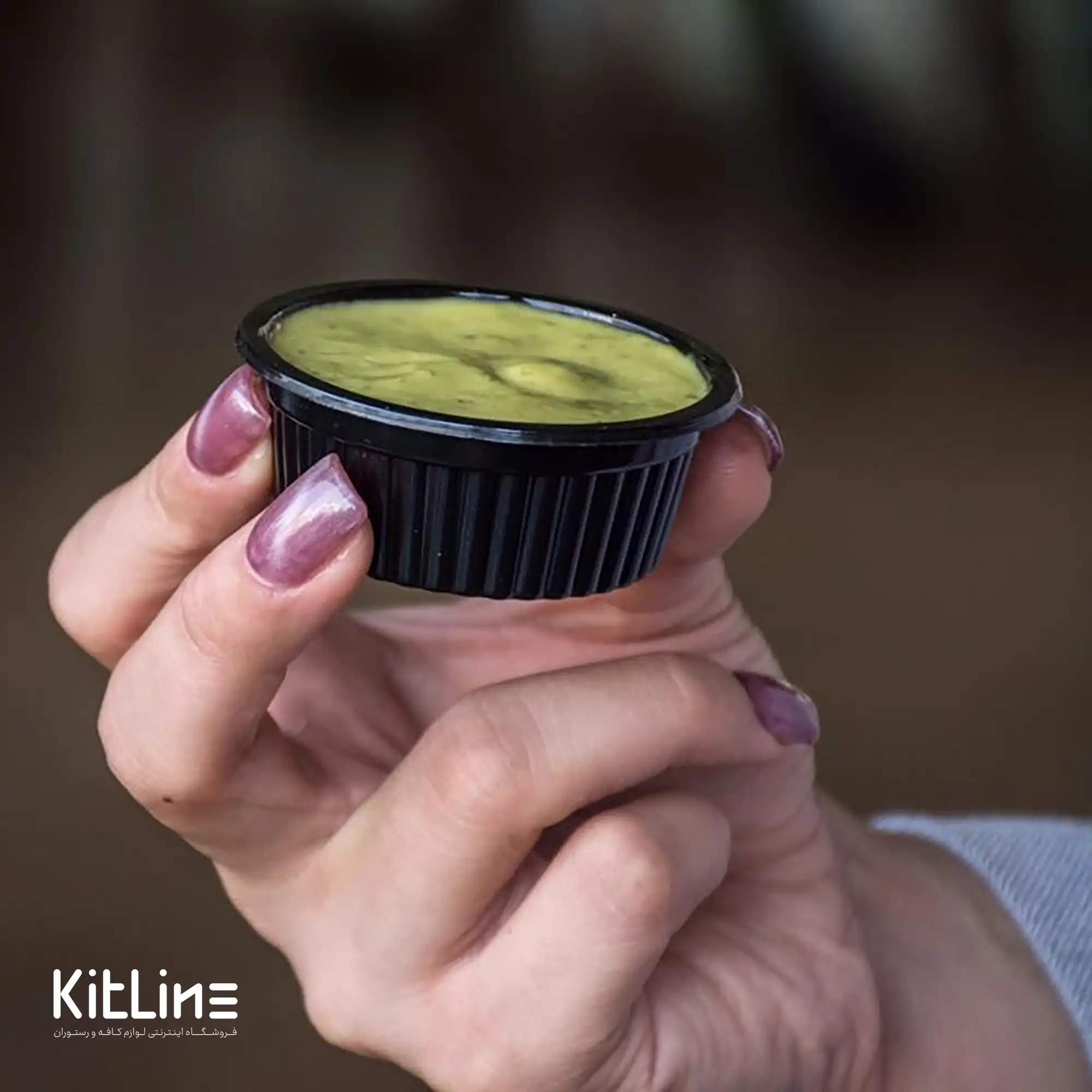 ظرف سس یکبار مصرف ۴۵ میلی لیتری مشکی در دار (کارتن ۳۰۰۰ عددی) - تصویر 4