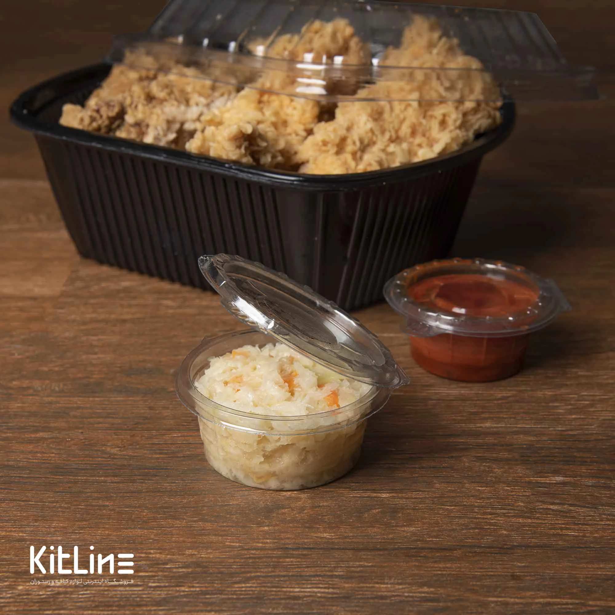 ظرف سس یکبار مصرف ۸۰ میلی لیتری شفاف درب دار (کارتن ۸۰۰ عددی) - تصویر 4