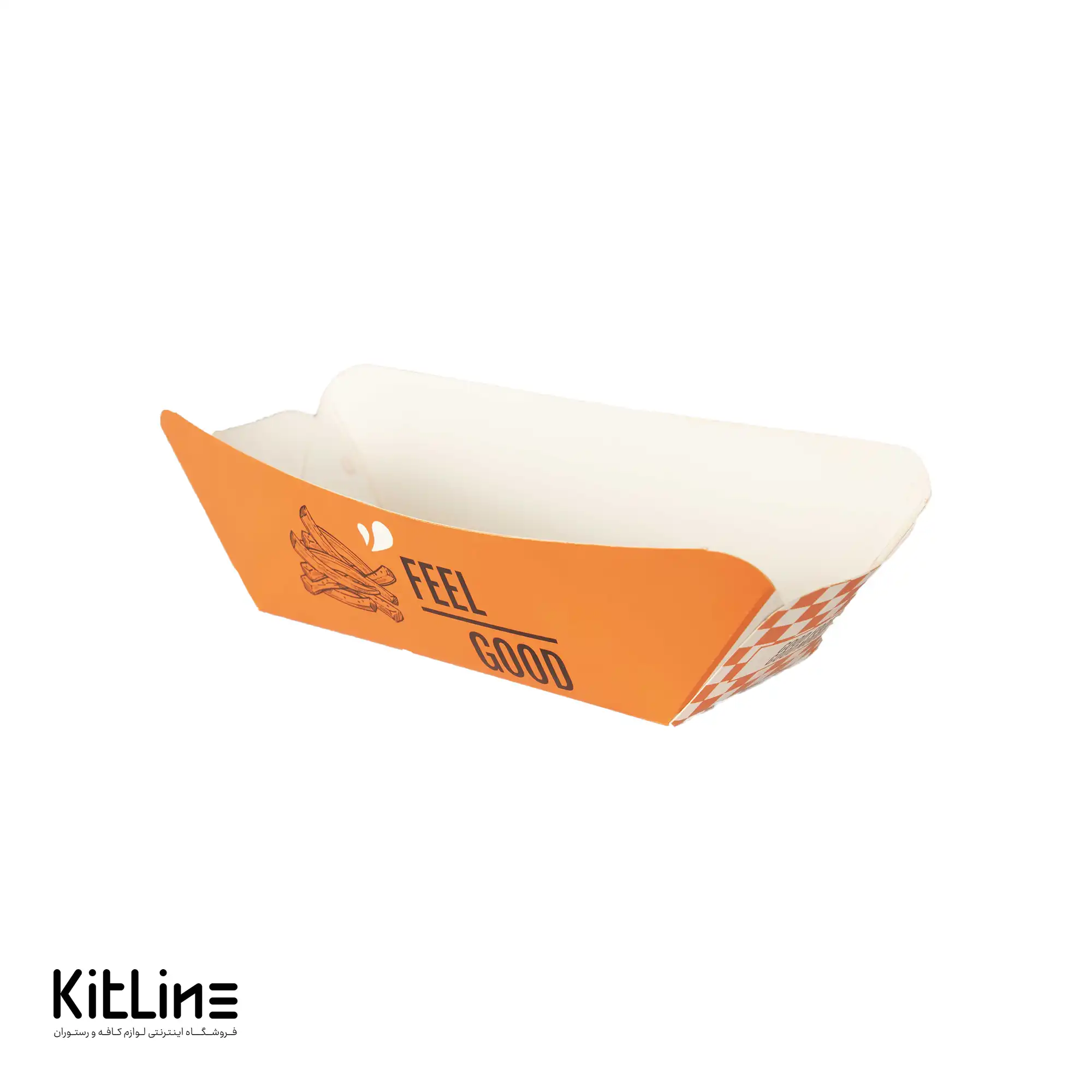 ظرف سیب زمینی یکبار مصرف کاغذی ایندربرد ۱۰.۵×۲۱.۵ سانتیمتری (کارتن ۱۲۰۰ عددی) - تصویر 2