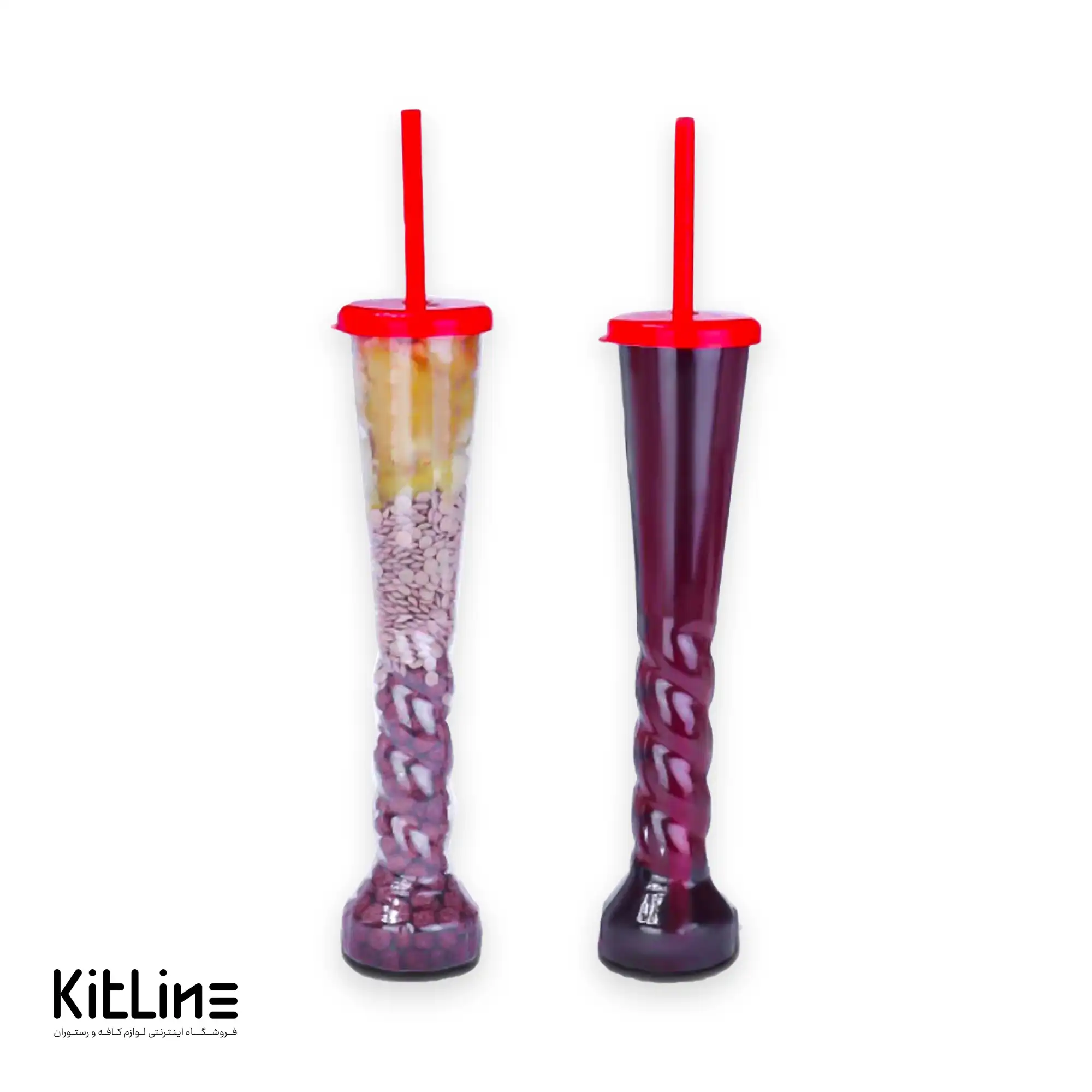 ظرف شیک نوتلا در پرسی با نی ۳۵۰ میلی لیتری (کارتن ۱۰۰ عددی) - تصویر 4