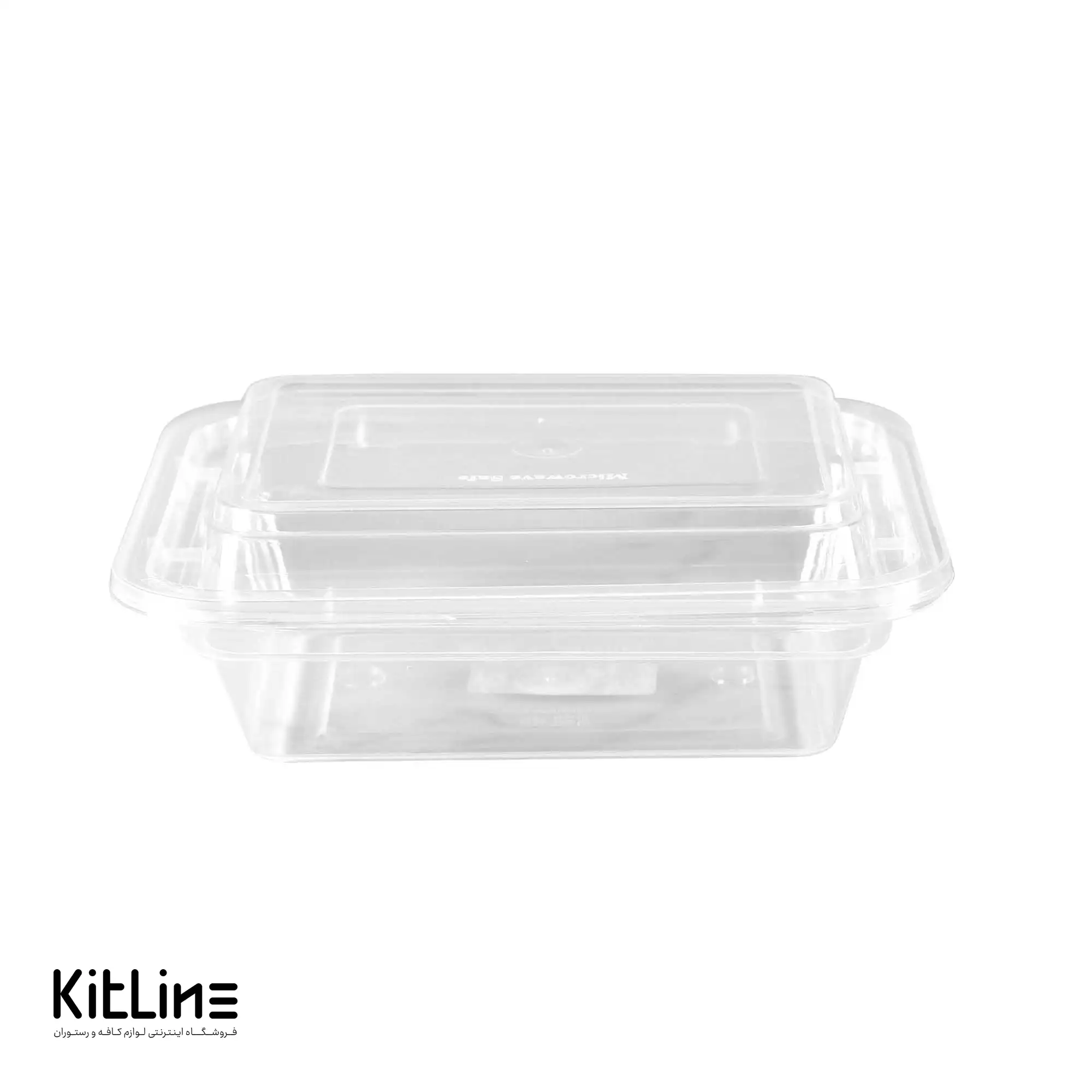 ظرف یکبار مصرف ۱۸.۵×۱۲.۵ سانتیمتری همراه در شفاف سوپر فرش (کارتن ۱۵۰ عددی) - تصویر 2