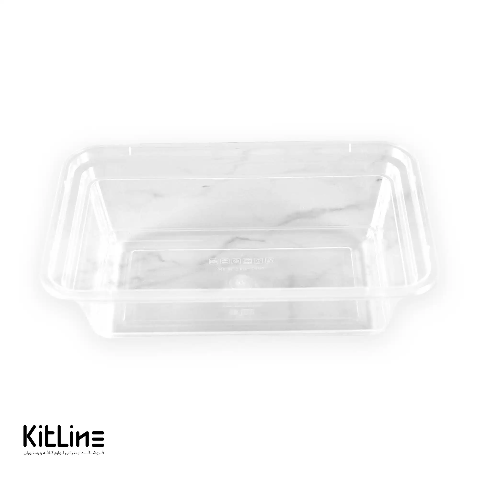 ظرف یکبار مصرف ۱۸.۵×۱۲.۵ سانتیمتری همراه در شفاف سوپر فرش (کارتن ۱۵۰ عددی) - تصویر 3