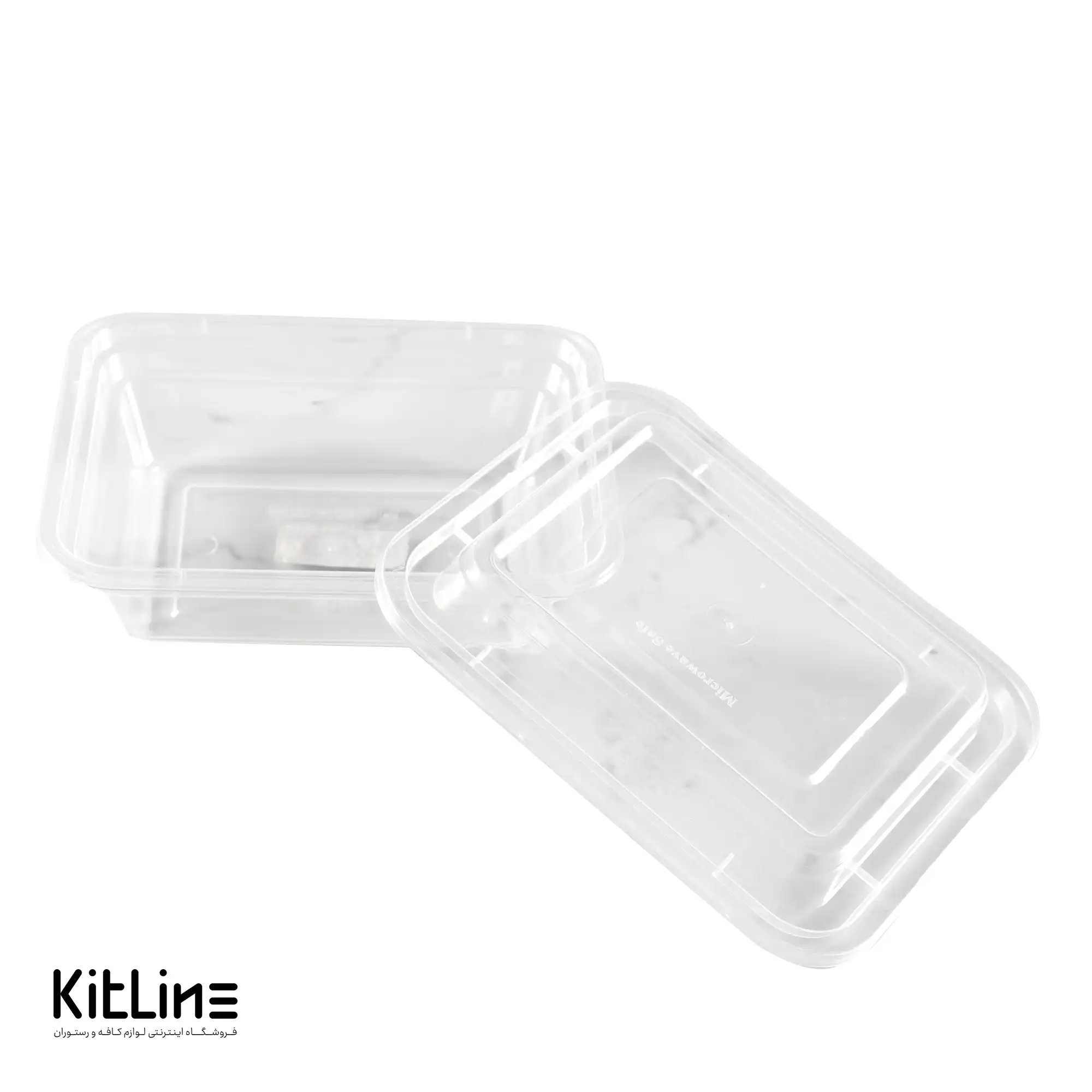 ظرف یکبار مصرف ۱۸.۵×۱۲.۵ سانتیمتری همراه در شفاف سوپر فرش (کارتن ۱۵۰ عددی) - تصویر 4