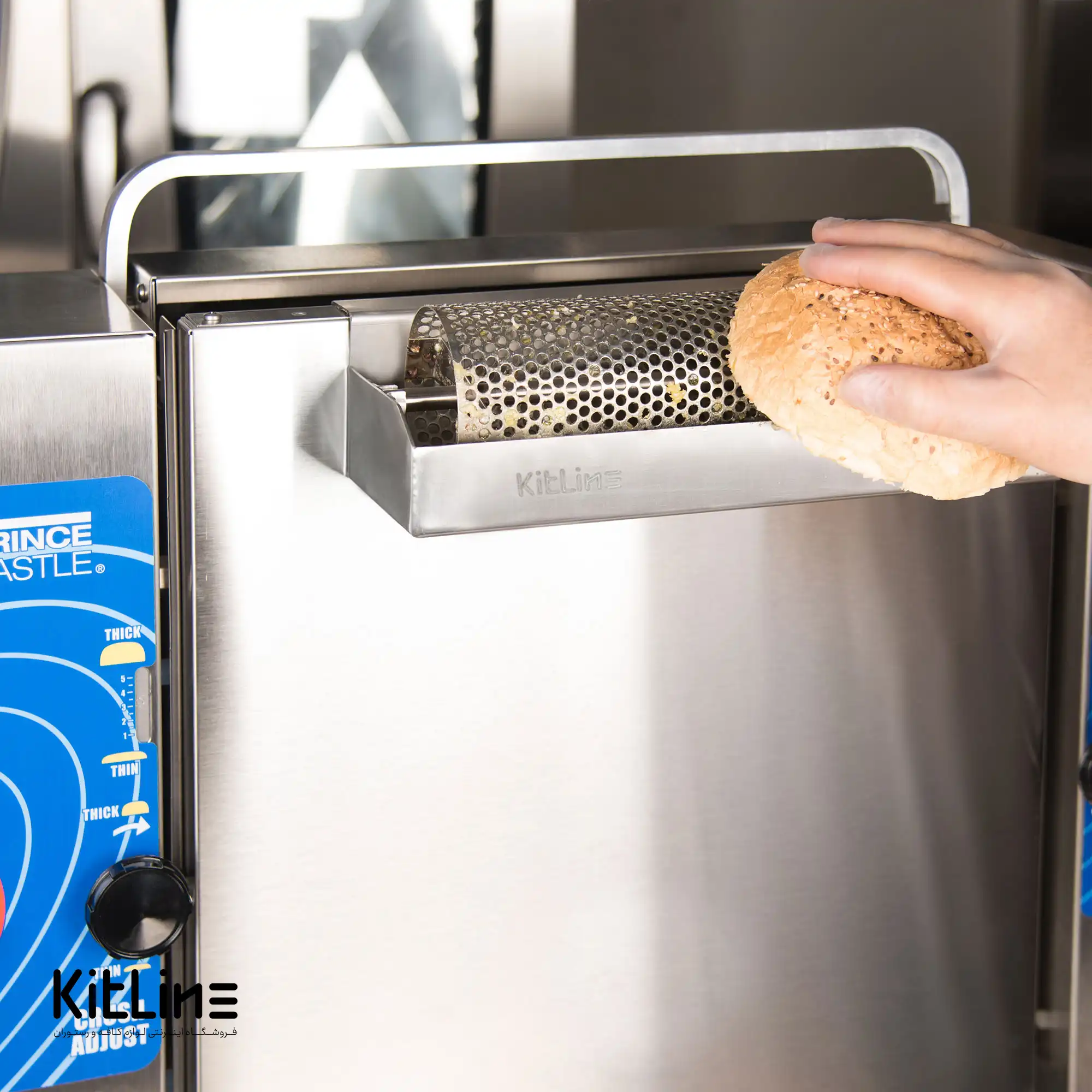 غلتک کره زن تستر نان استیل ۱۴×۲۹/۵ سانتیمتری کیچن تک - تصویر 4