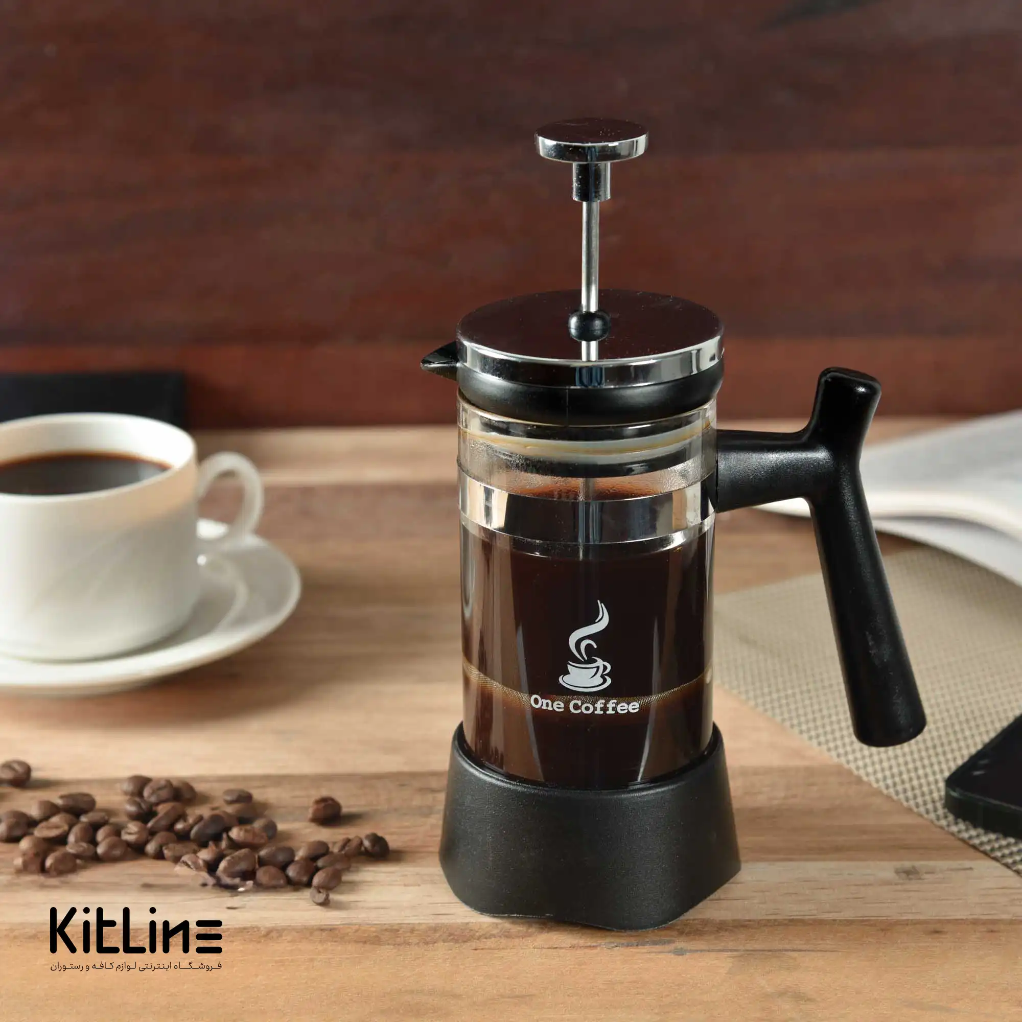 فرنچ پرس تک جداره ۳۵۰ میلی لیتری - تصویر 4