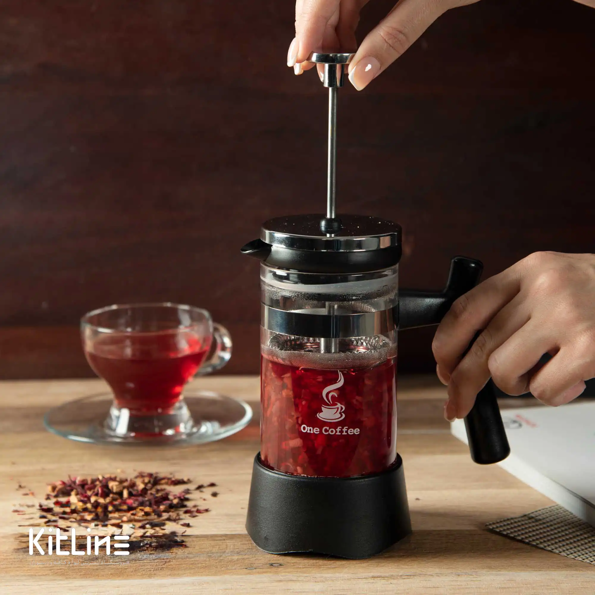 فرنچ پرس تک جداره ۳۵۰ میلی لیتری - تصویر 5