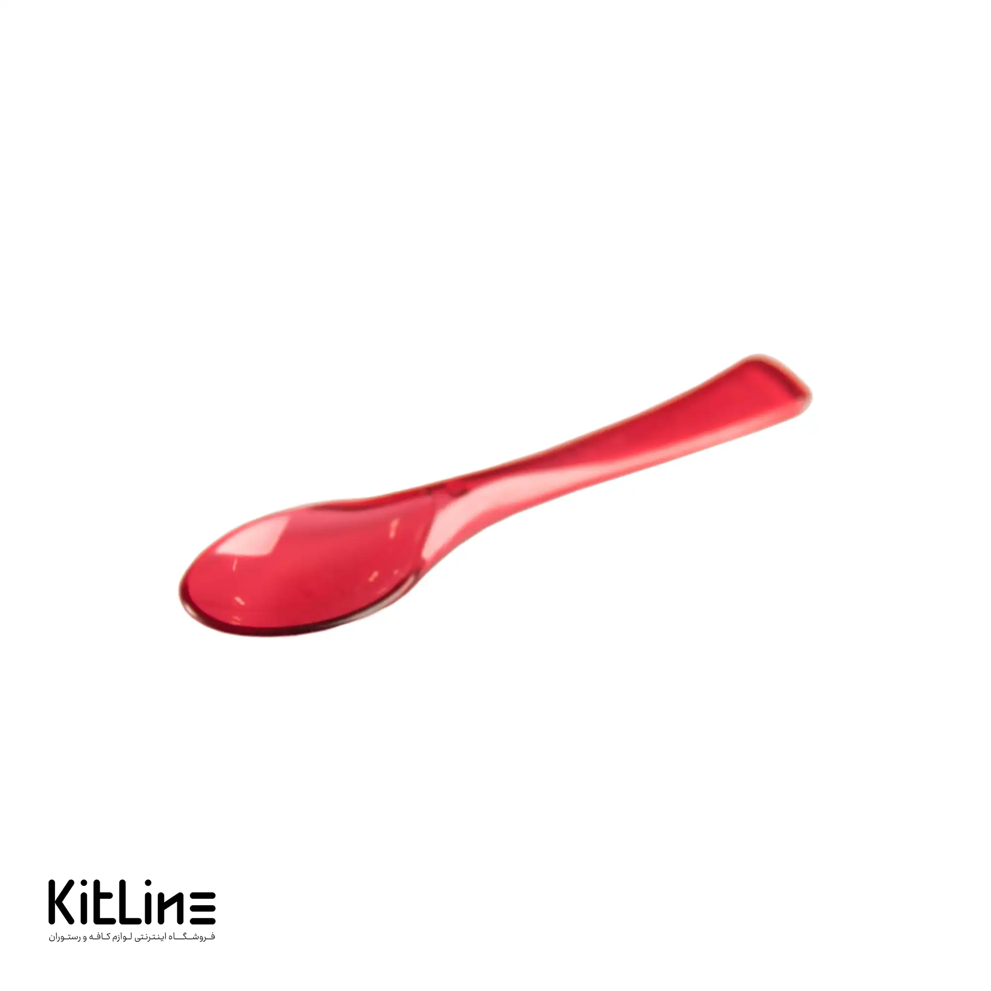 قاشق بستنی یکبار مصرف ۹ سانتیمتری قرمز لوکس (کارتن ۱ کیلوگرمی) - تصویر 3