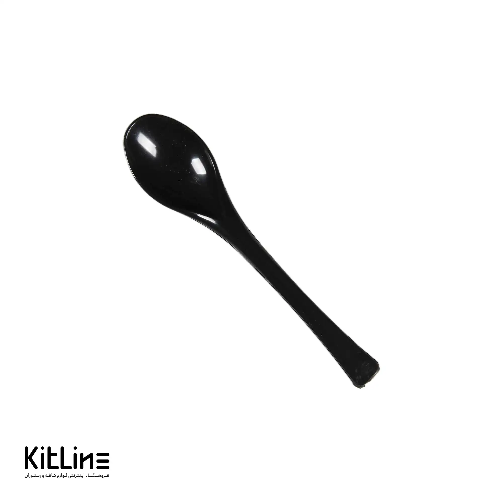 قاشق یکبار مصرف ۱۶.۵ سانتیمتری مشکی کاور دار (کارتن ۱۰۰۰ عددی) - تصویر 2