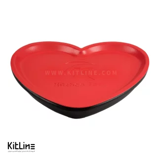 قالب پیتزا آمریکایی آلومینیومی قلبی همراه با در کیچن تک