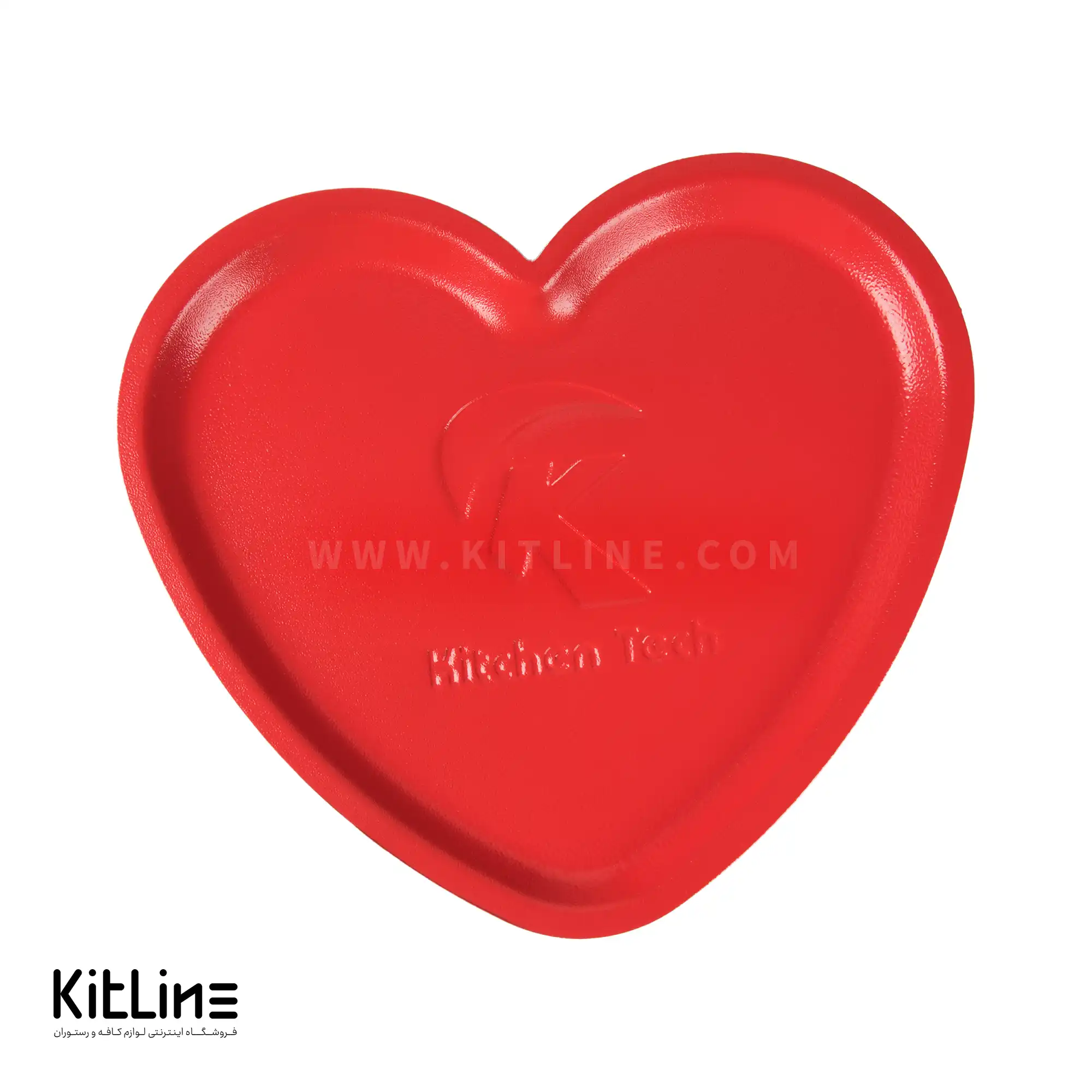 قالب پیتزا آمریکایی آلومینیومی قلبی همراه با در کیچن تک - تصویر 4