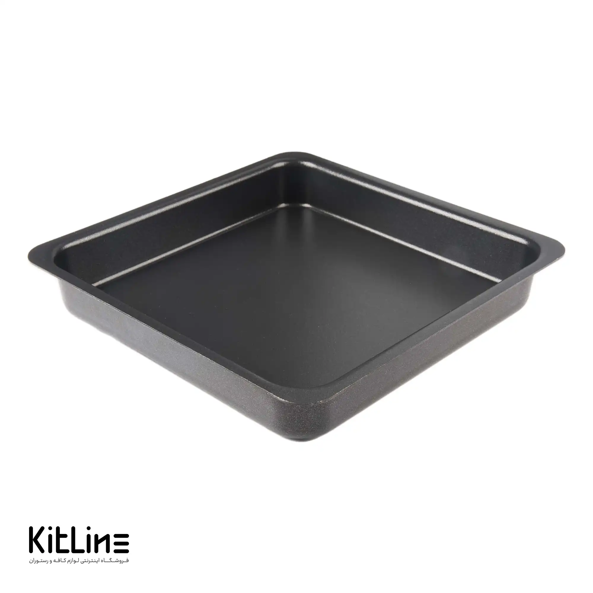 قالب پیتزا آمریکایی آلومینیومی مربعی ۲۳/۵ سانتیمتری با در کیچن تک - تصویر 3