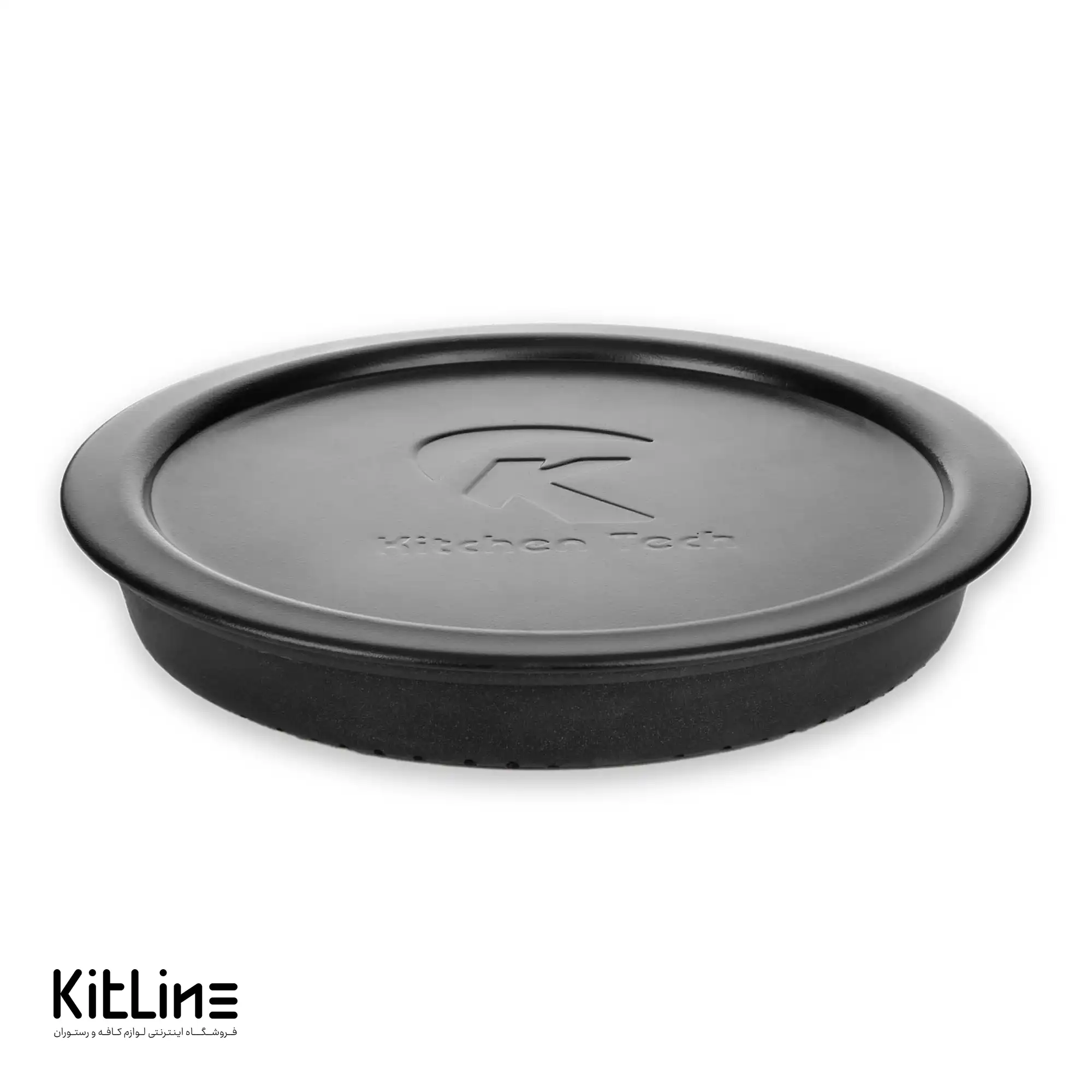 قالب پیتزا آمریکایی آلومینیومی پانچ گرد ۲۱ سانتیمتری همراه با در کیچن تک - تصویر 2