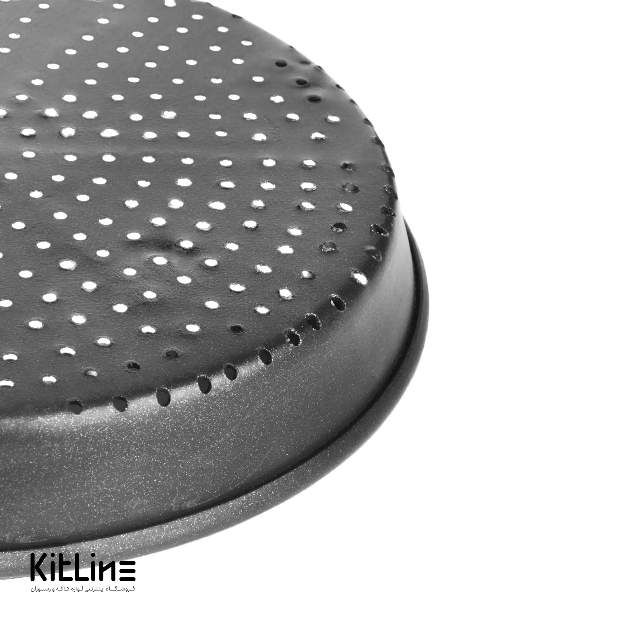 قالب پیتزا آمریکایی آلومینیومی پانچ گرد ۲۱ سانتیمتری همراه با در کیچن تک - تصویر 3