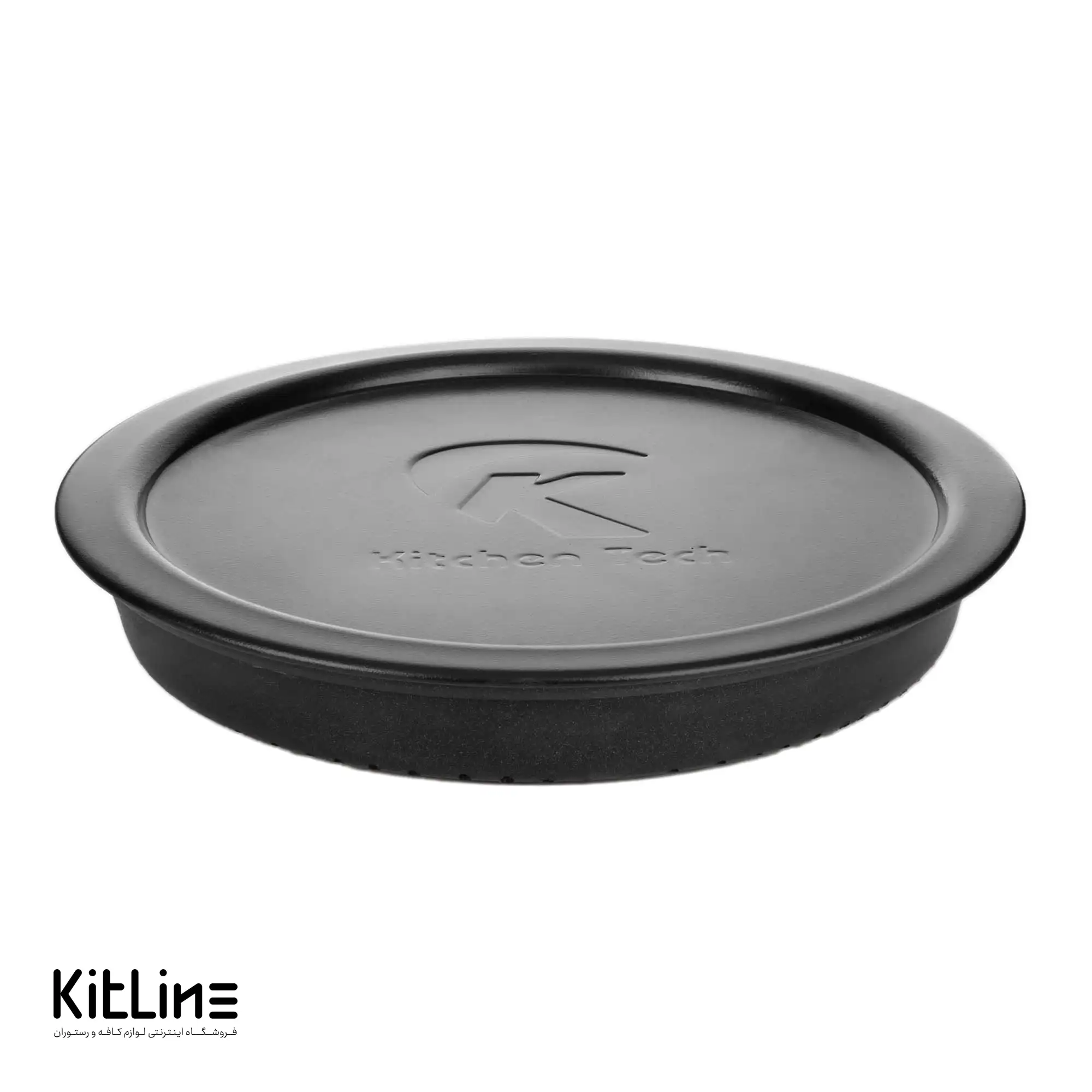 قالب پیتزا آمریکایی آلومینیومی پانچ گرد ۲۵ سانتیمتری همراه با در کیچن تک - تصویر 2