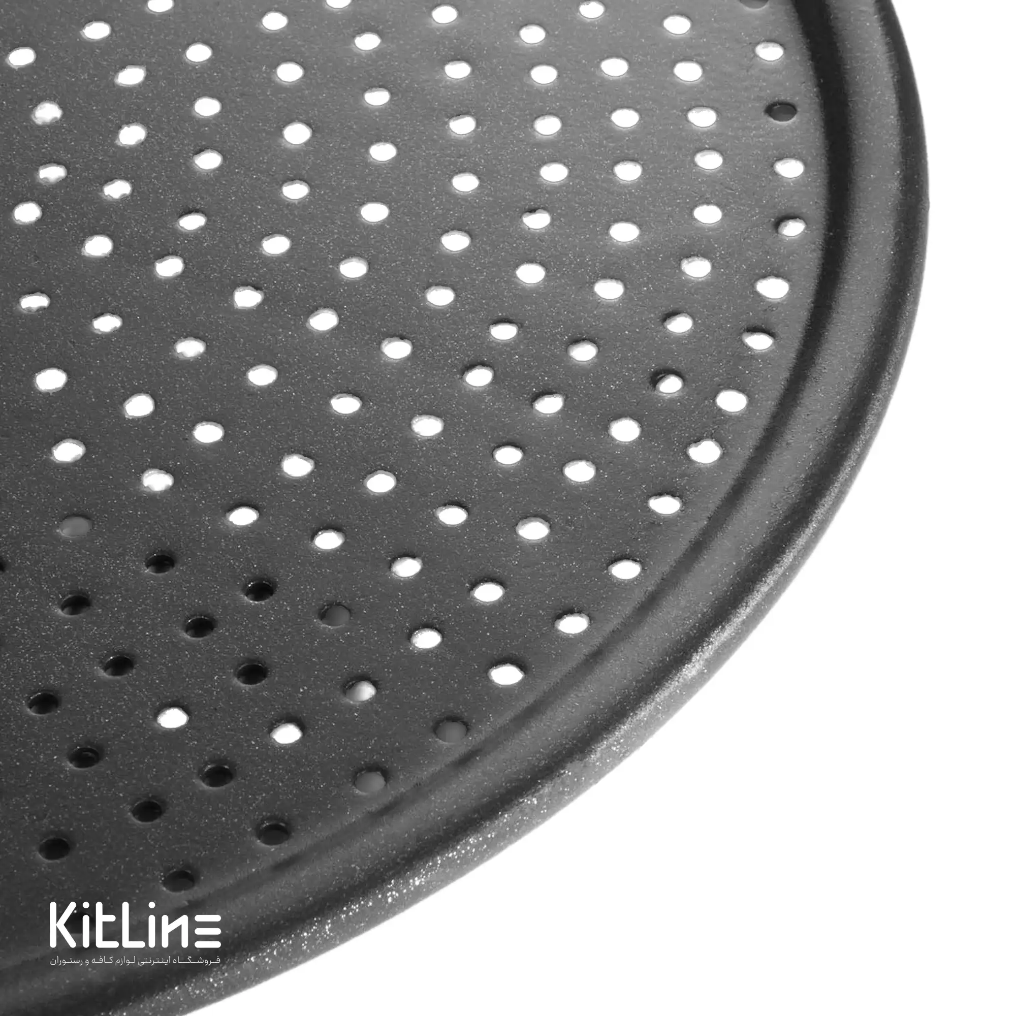 قالب پیتزا ایتالیایی آلومینیومی گرد ۲۳ سانتیمتری همراه با در کیچن تک - تصویر 2