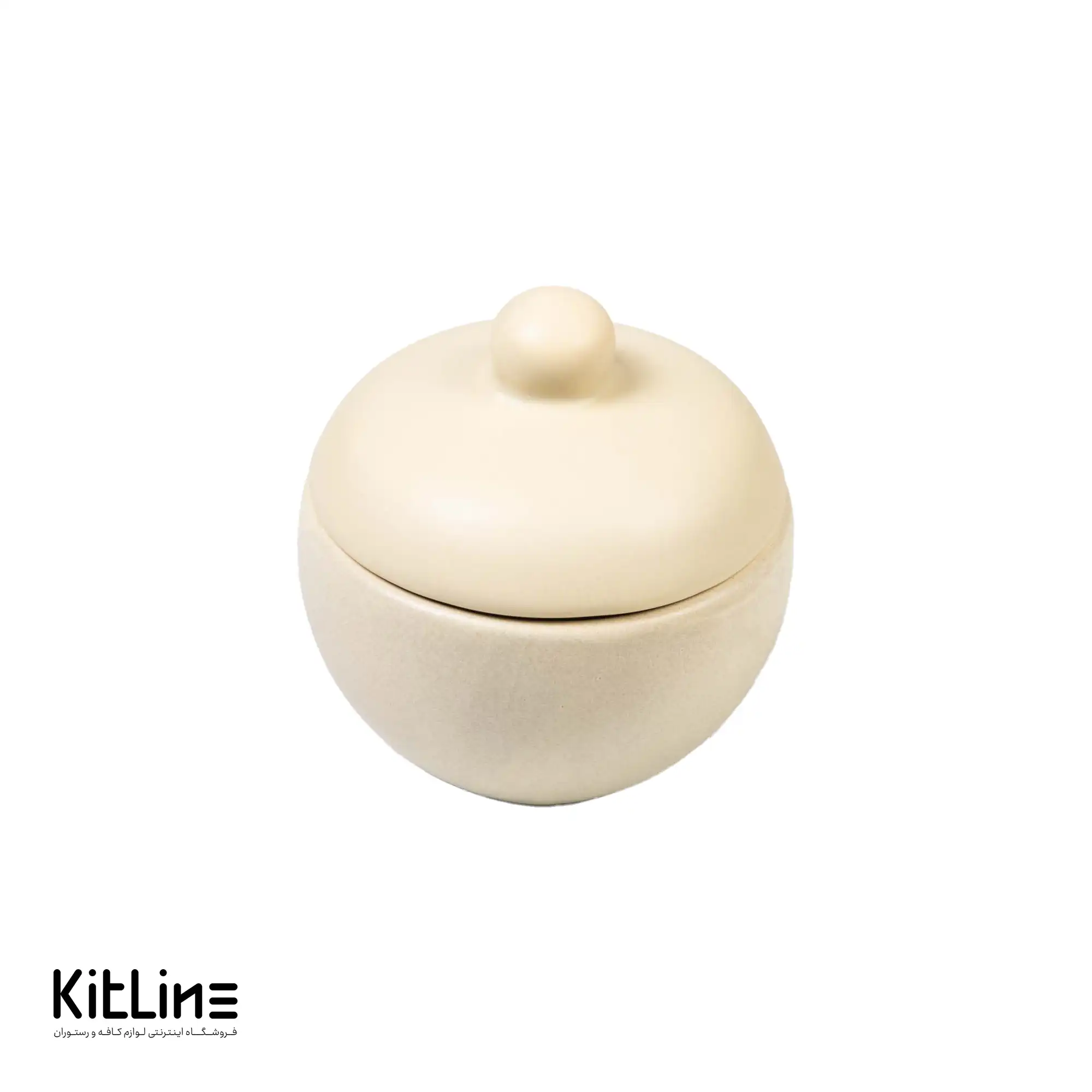 قندان سرامیکی ۱۰ سانتیمتری لیمویی