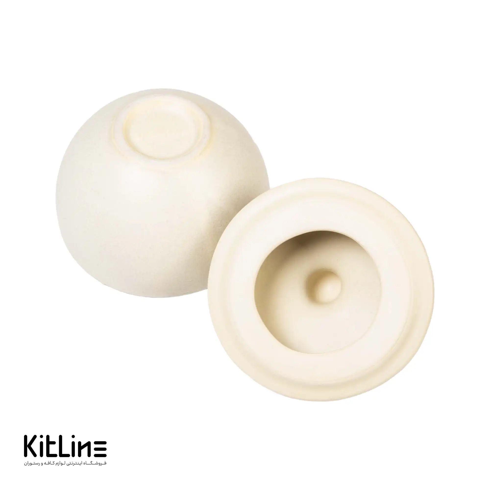 قندان سرامیکی ۱۰ سانتیمتری لیمویی - تصویر 3