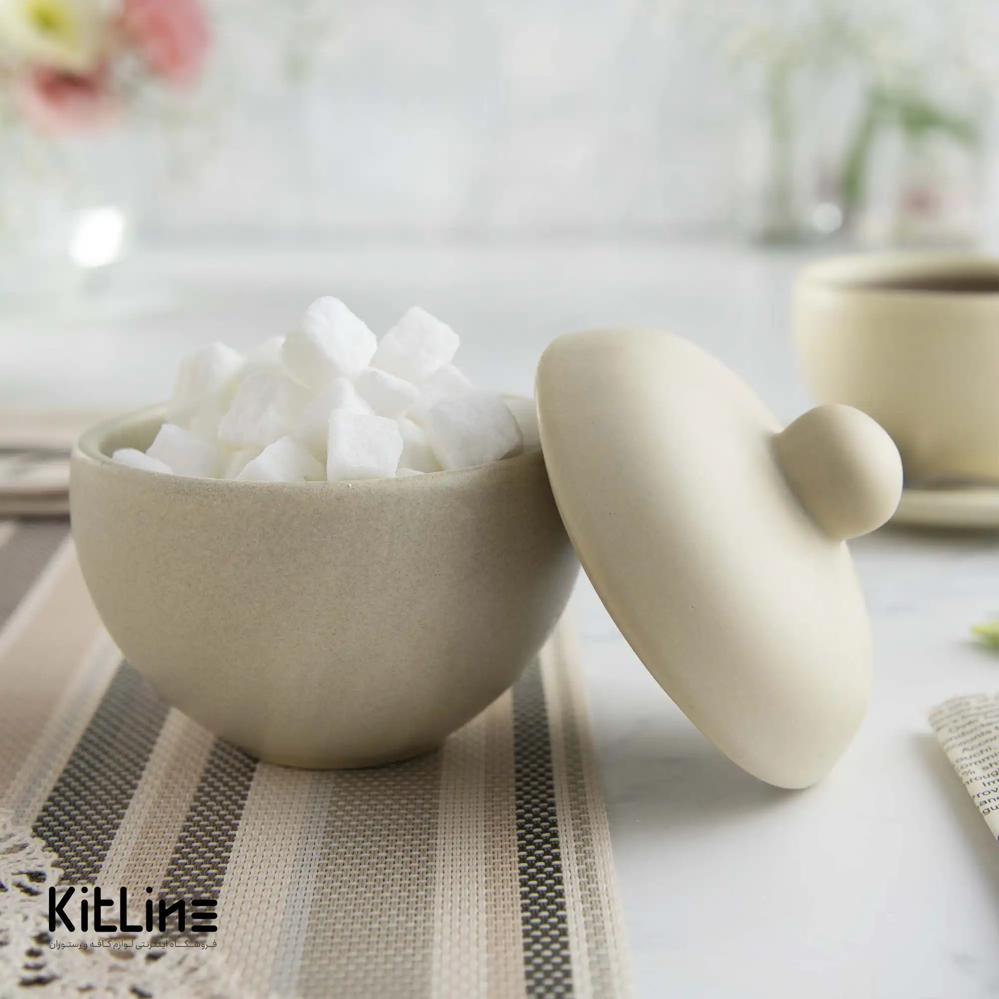 قندان سرامیکی ۱۰ سانتیمتری لیمویی - تصویر 5