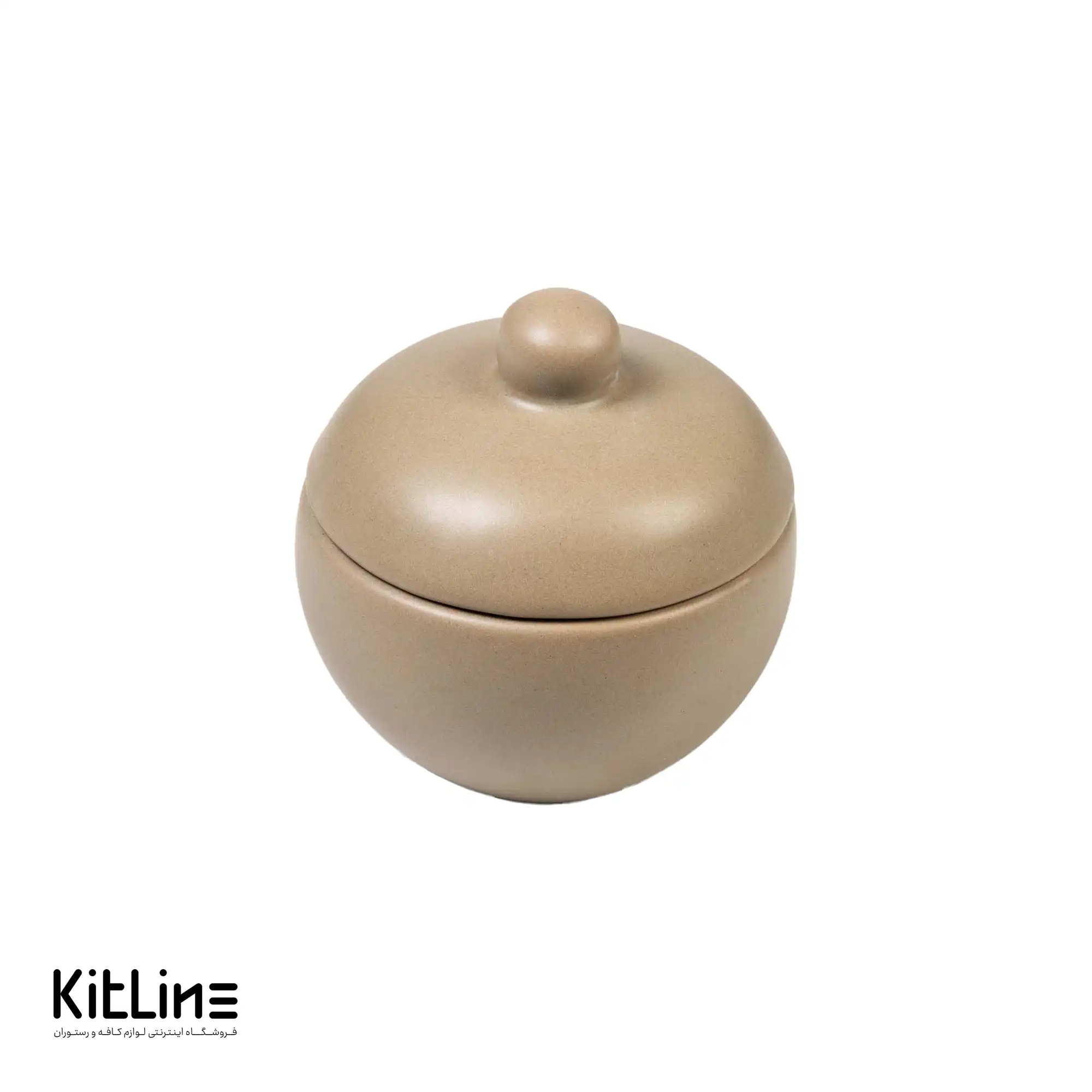 قندان سرامیکی ۱۰ سانتیمتری کرم