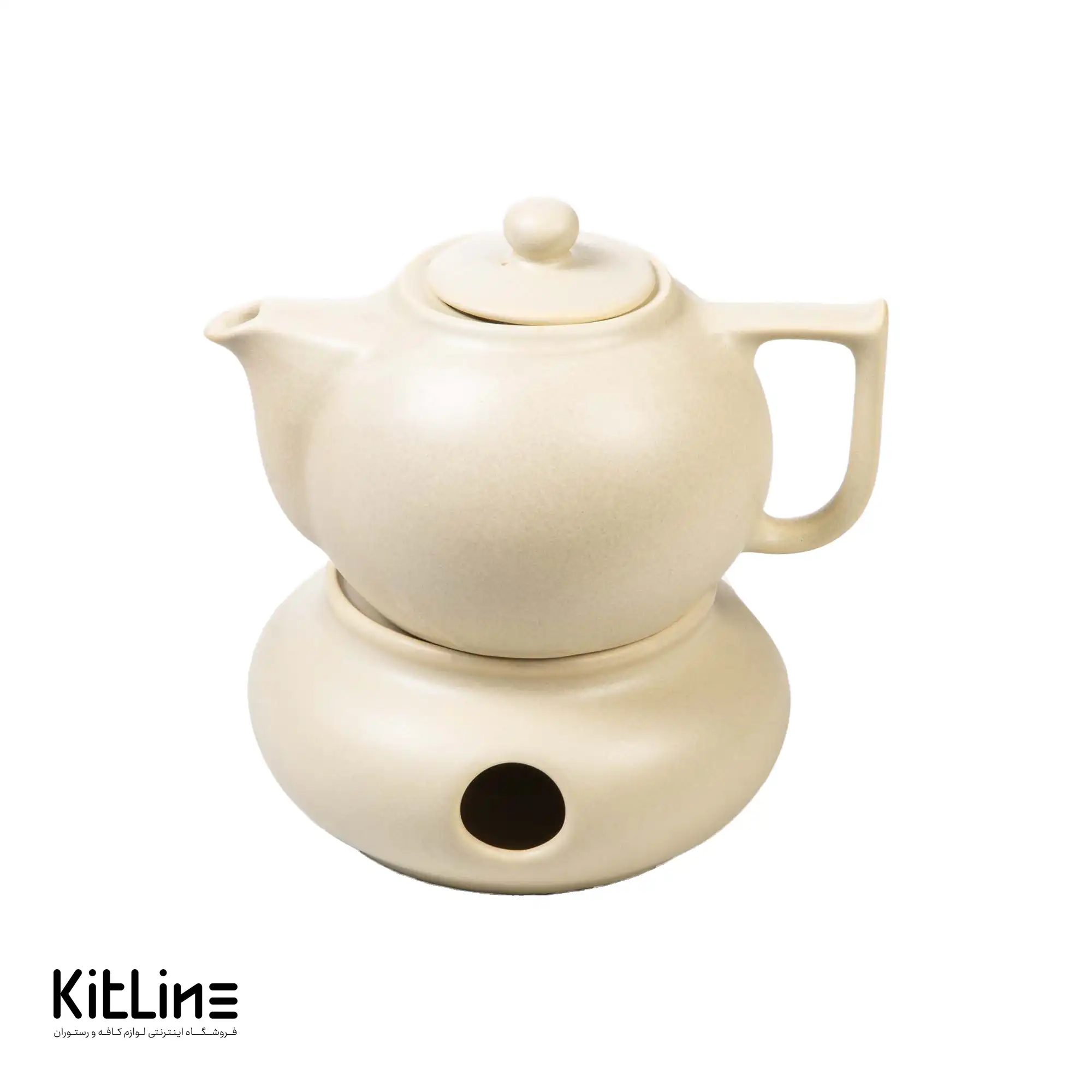 قوری وارمر دار سرامیکی لیمویی