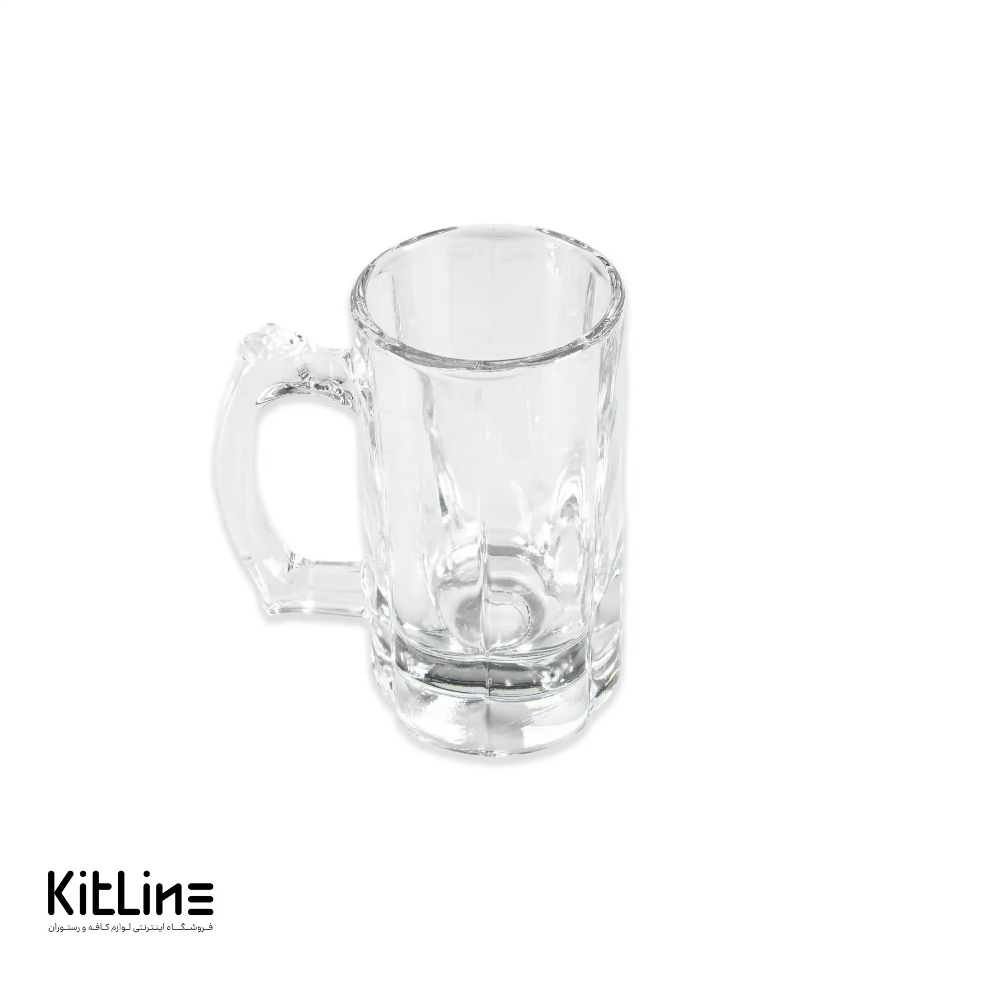 لیوان دسته دار شیشه ای ۳۰۰ میلی‌لیتری پاشاباغچه مدل پوپ (ست ۲ عددی)
