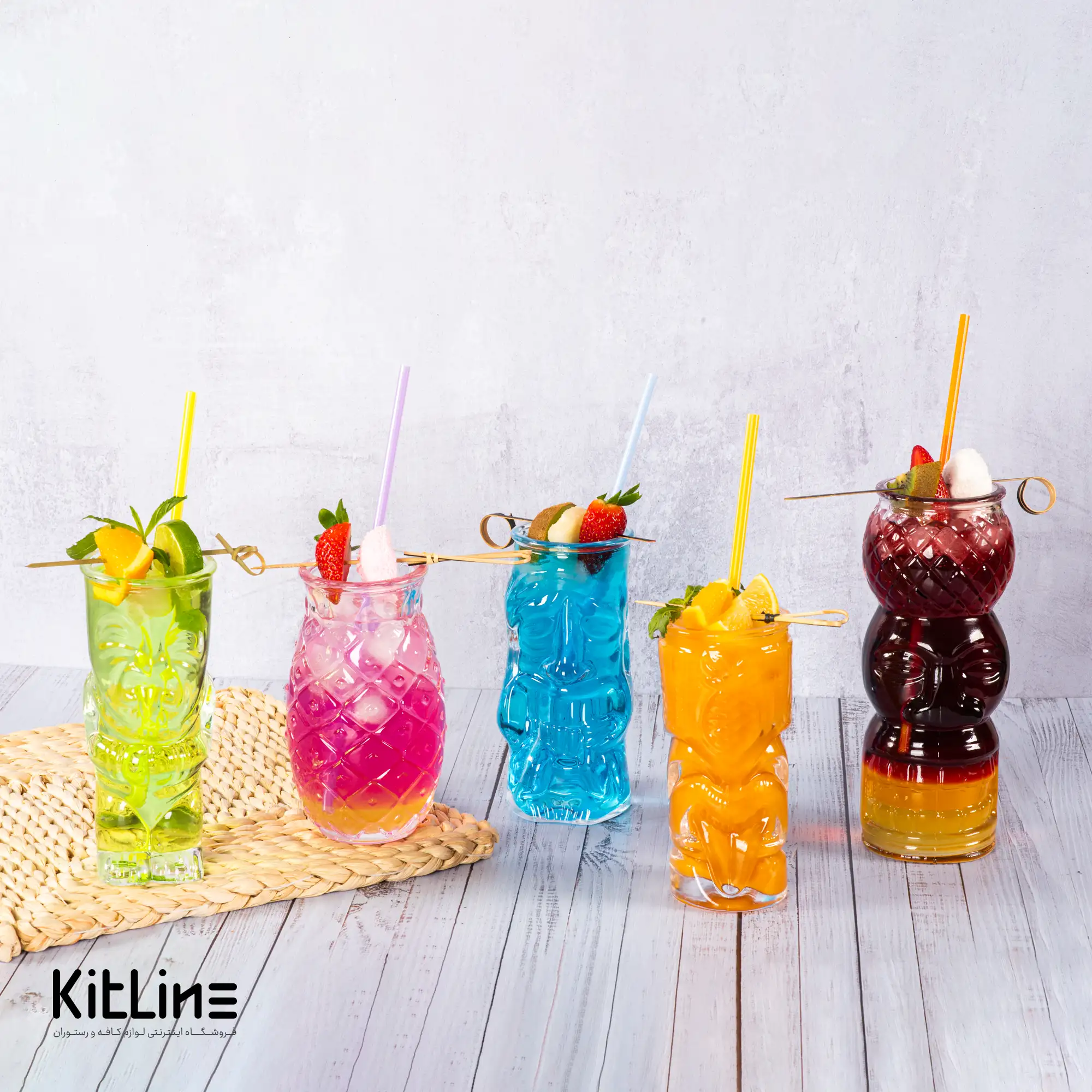 لیوان شیشه ای ۶۰۰ میلی لیتری مدل تیکی - تصویر 3